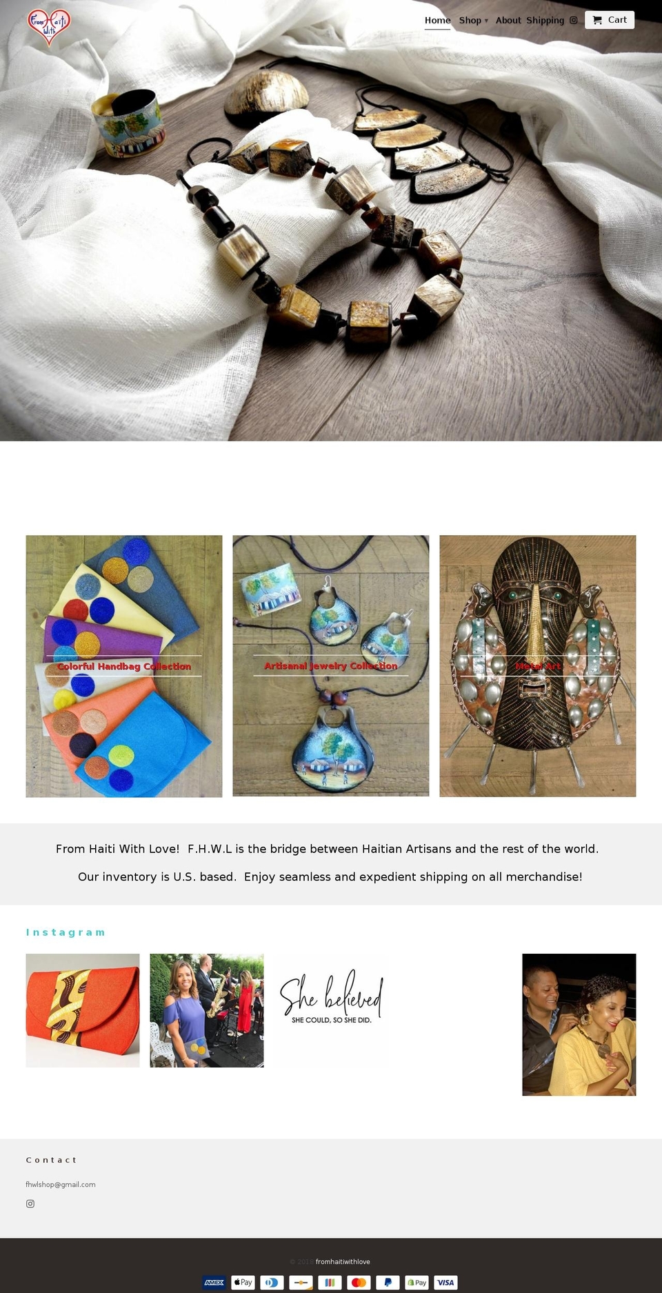 fhwlshop.com — Shopify storefront screenshot