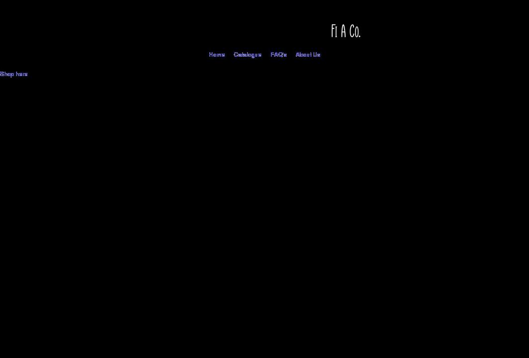 fiaco.shop shopify website screenshot