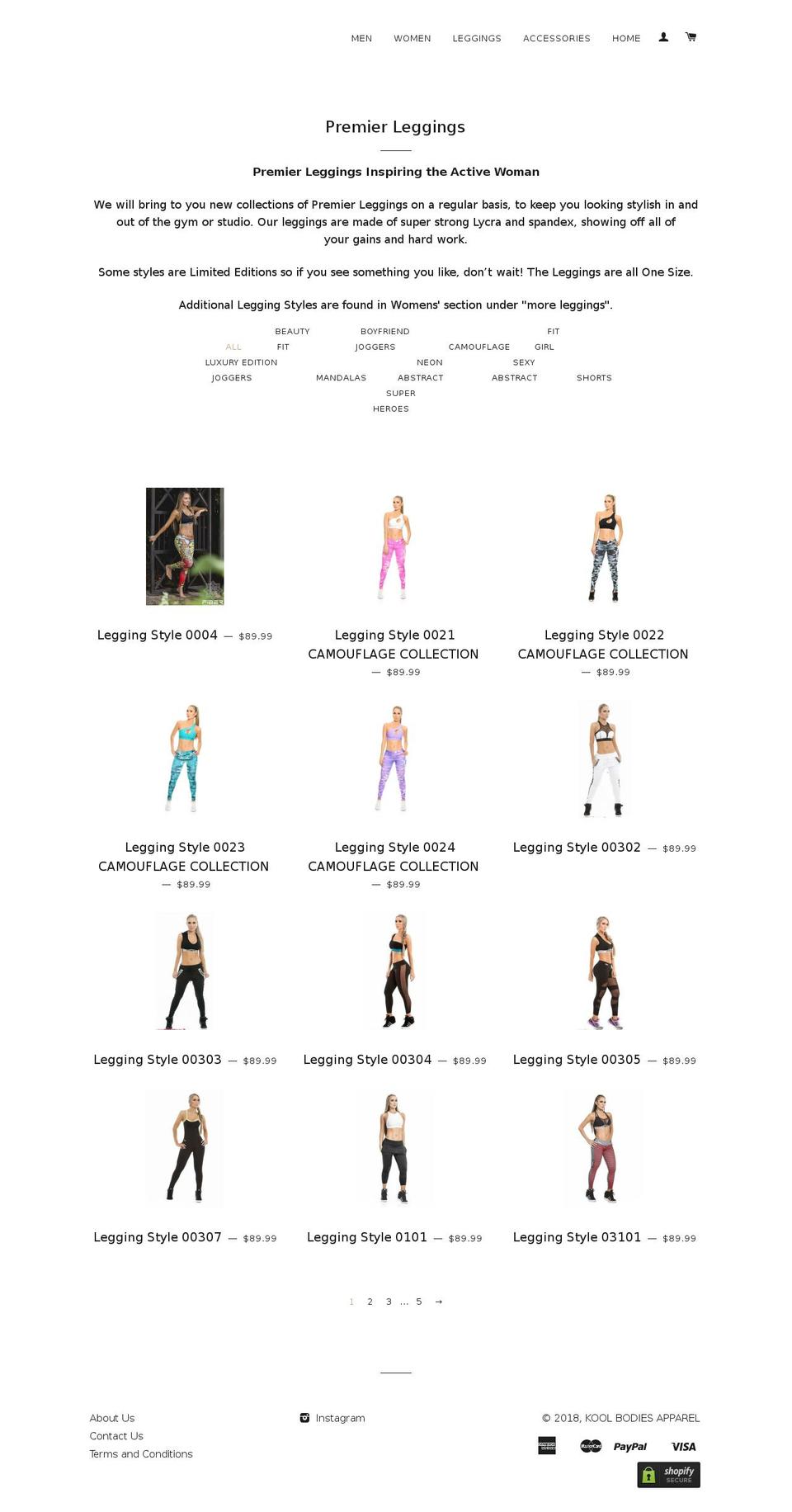 fiberathleticwear.com — Shopify storefront screenshot