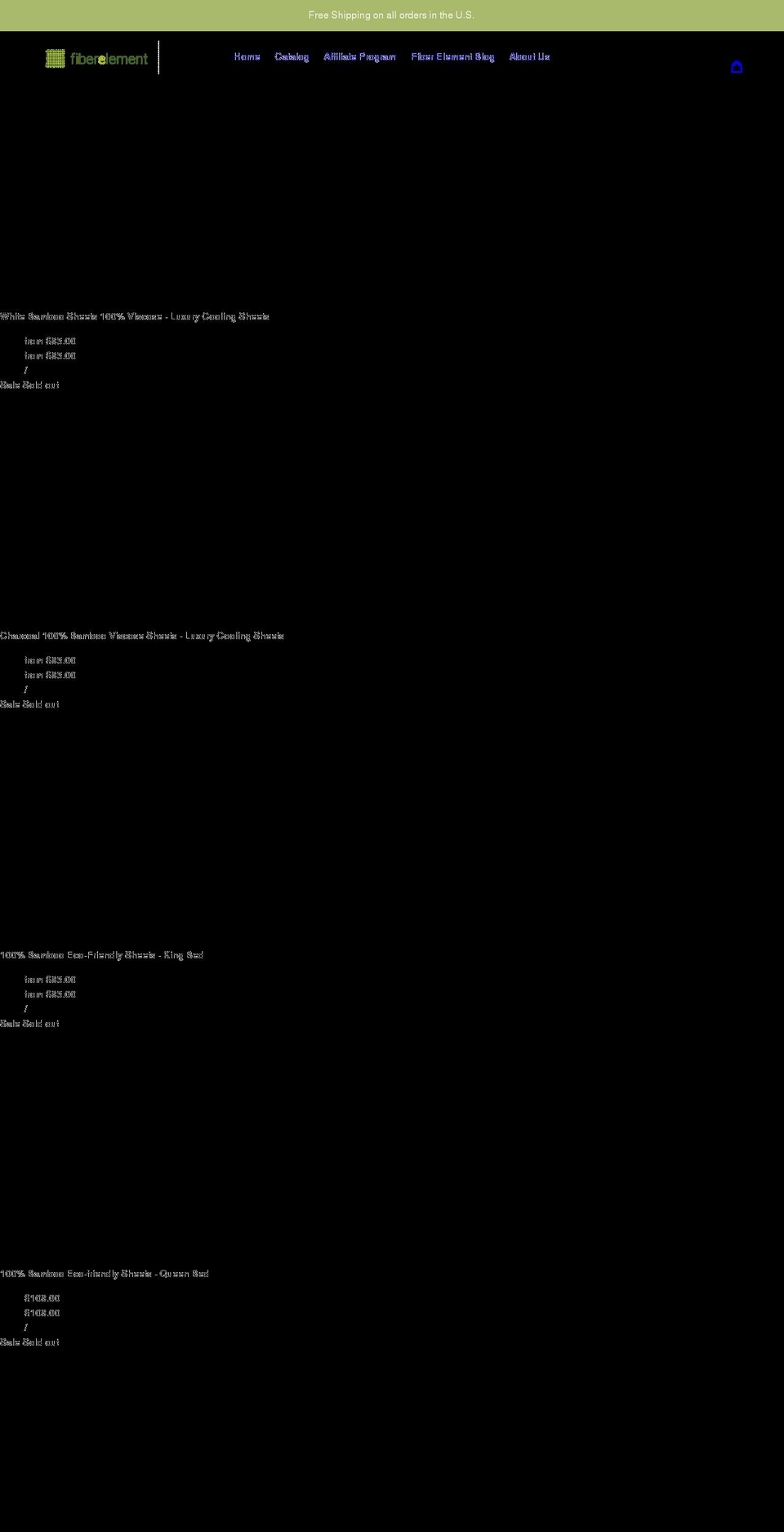fiberelement.com shopify website screenshot