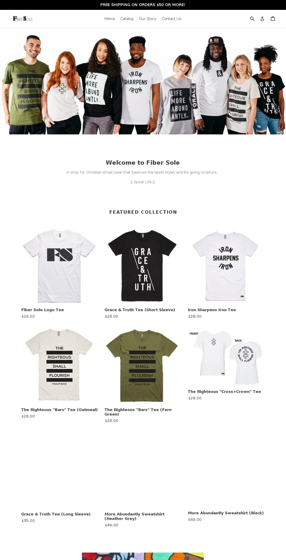 fibersole.com shopify website screenshot