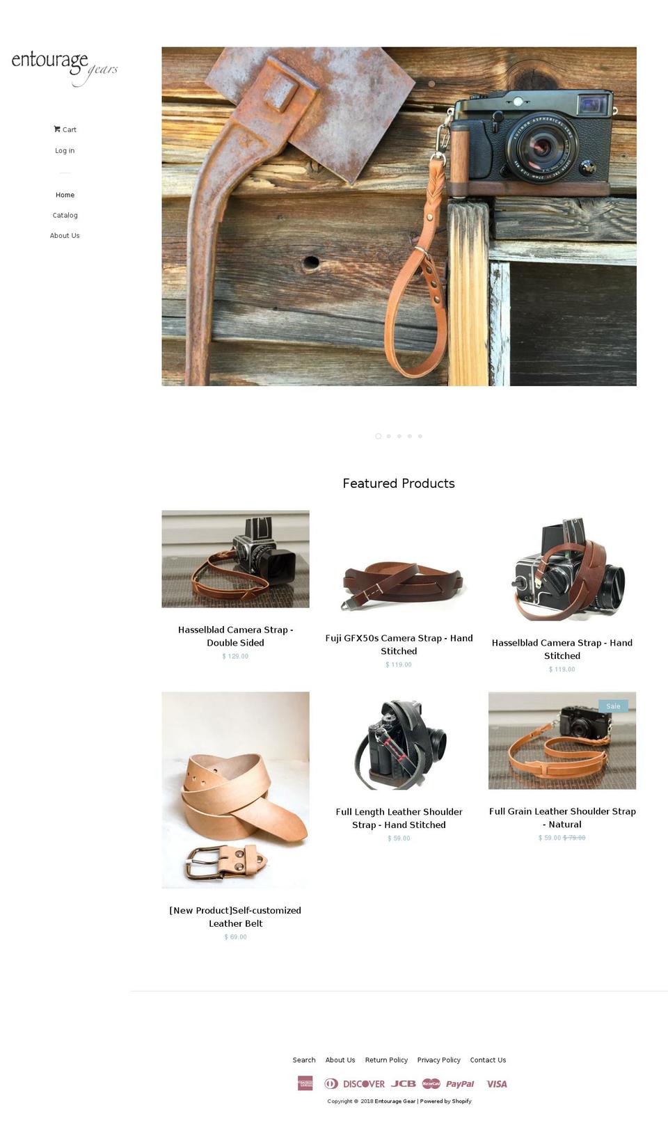 fibgear.com — Shopify storefront screenshot