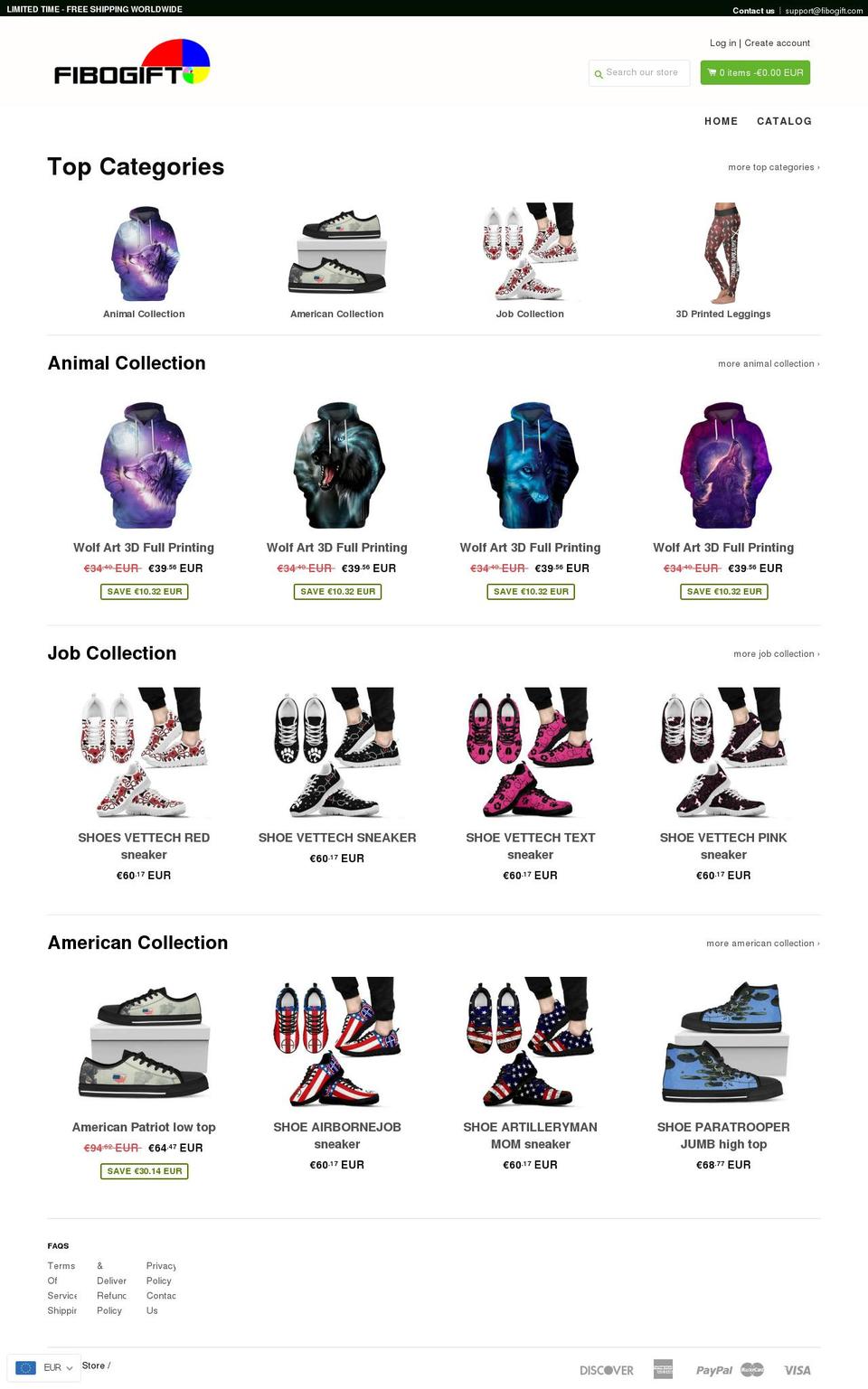 fibogift.com — Shopify storefront screenshot