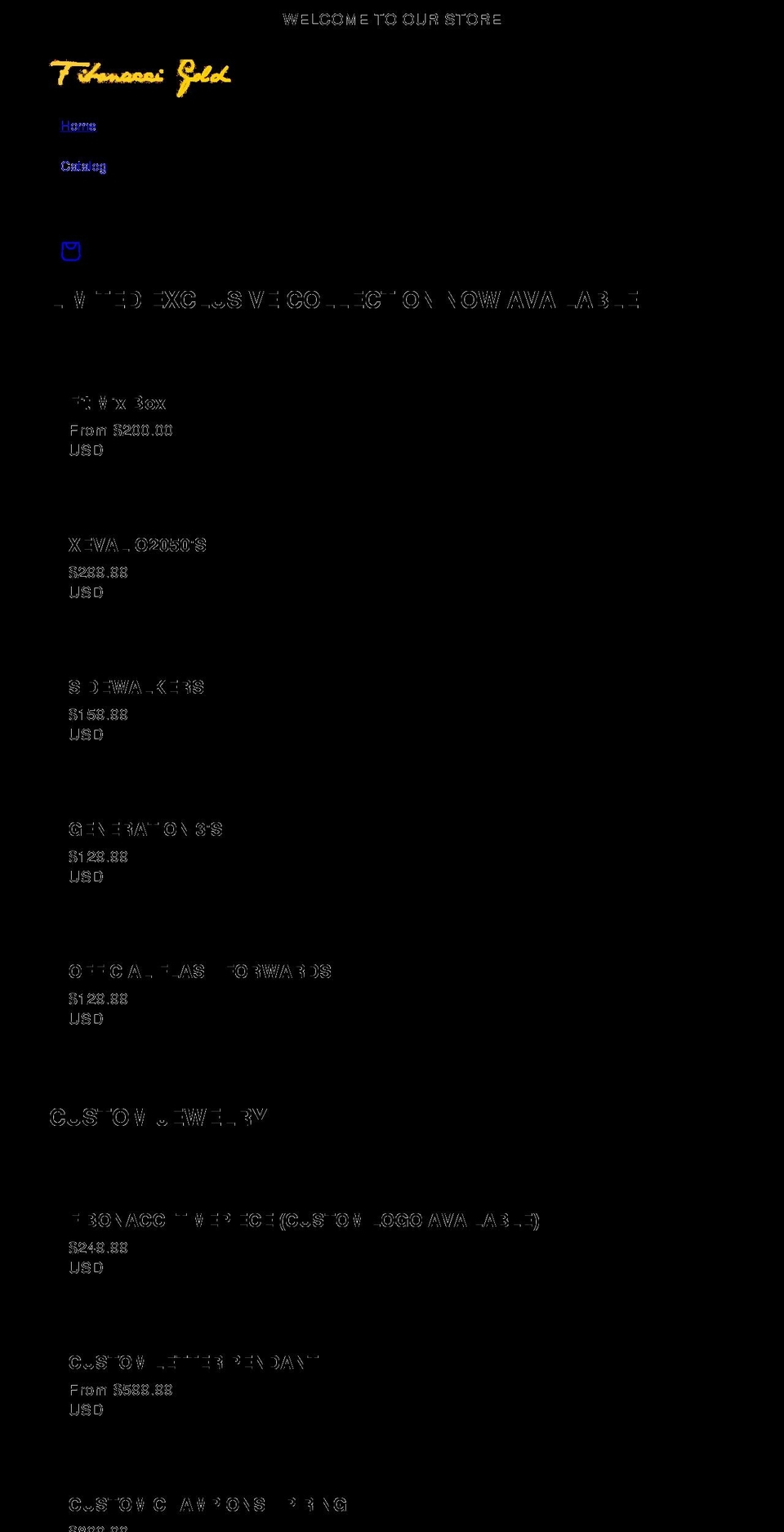fibonaccigoldofficial.com shopify website screenshot
