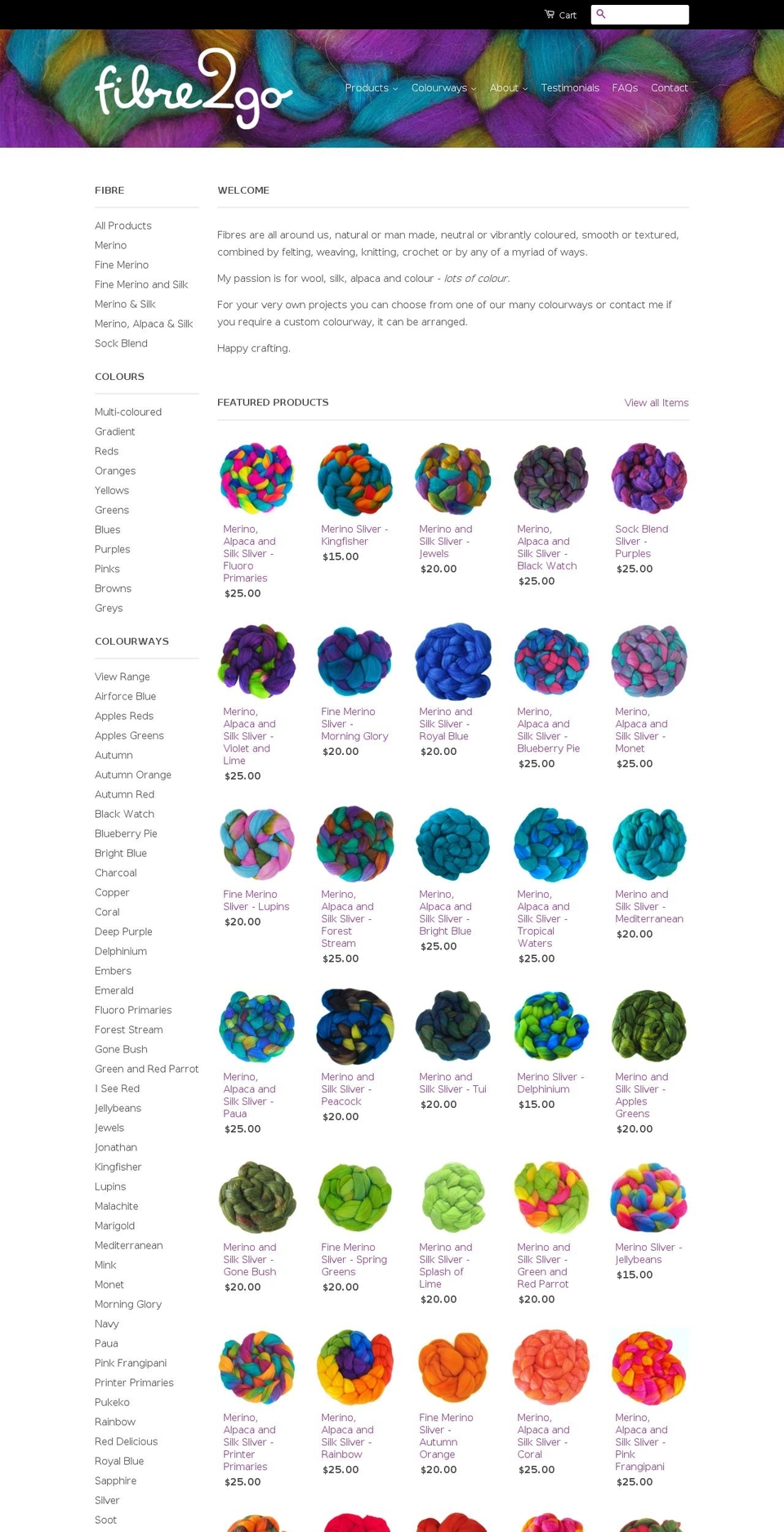 fibre2go.com shopify website screenshot