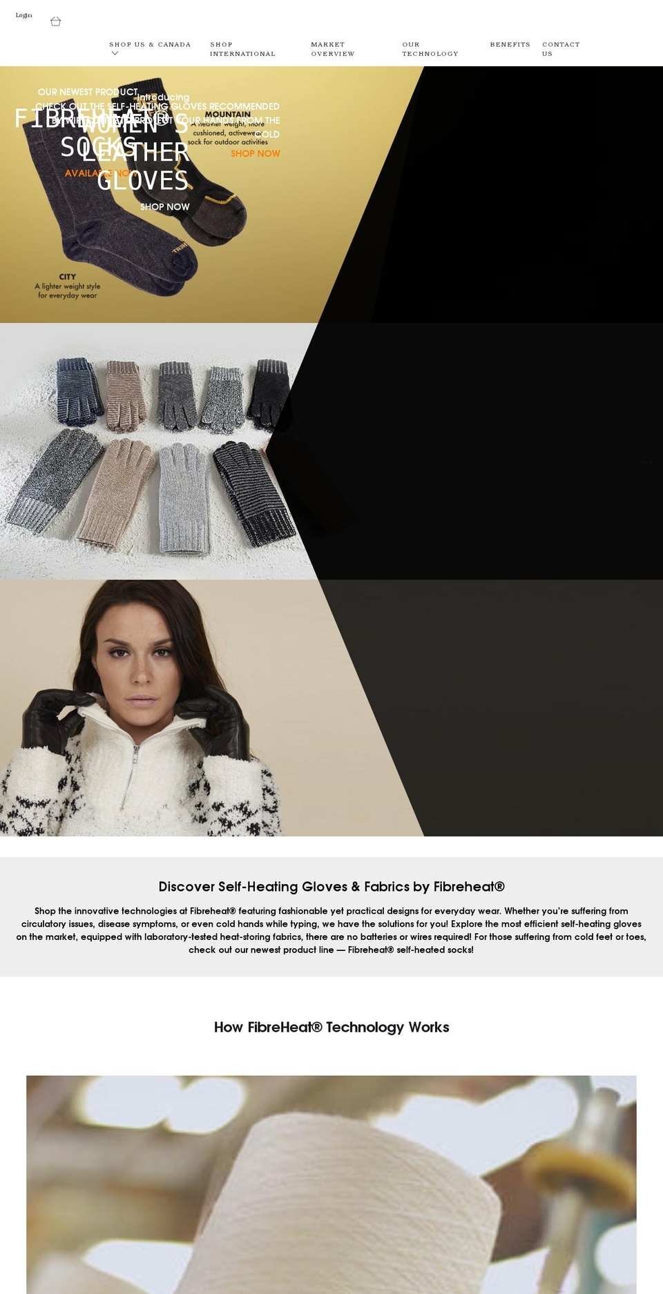 fibreheat.com shopify website screenshot