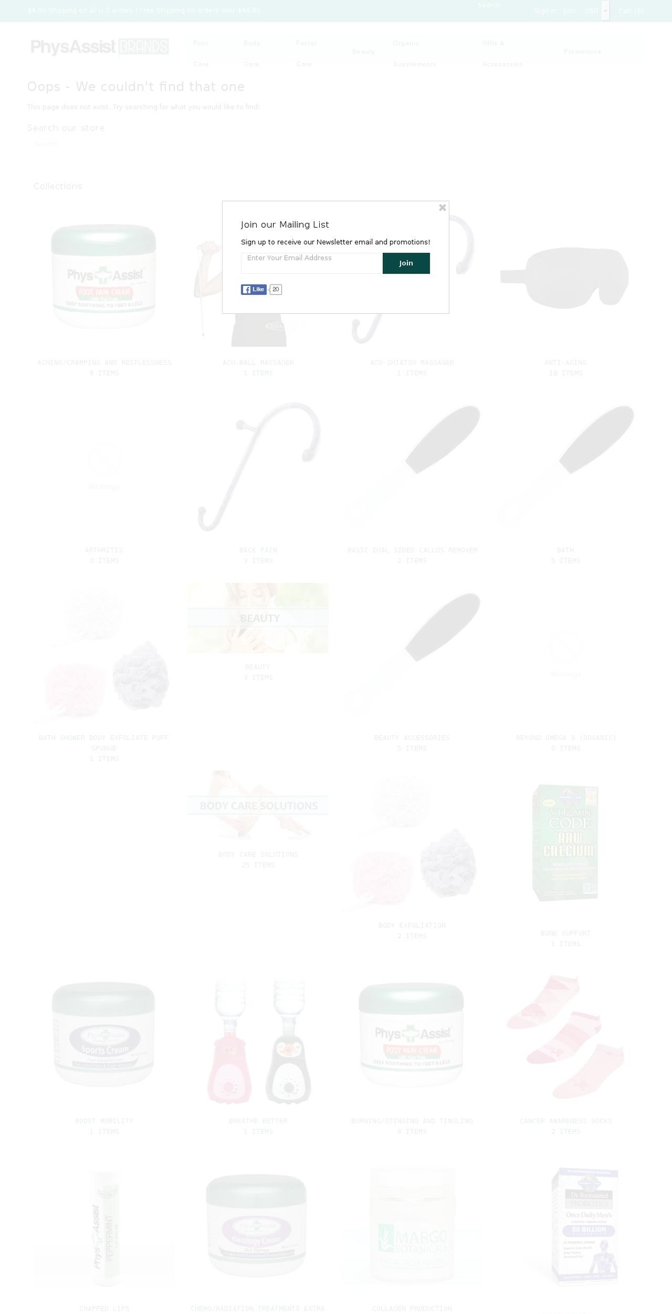 fibrocream.com shopify website screenshot