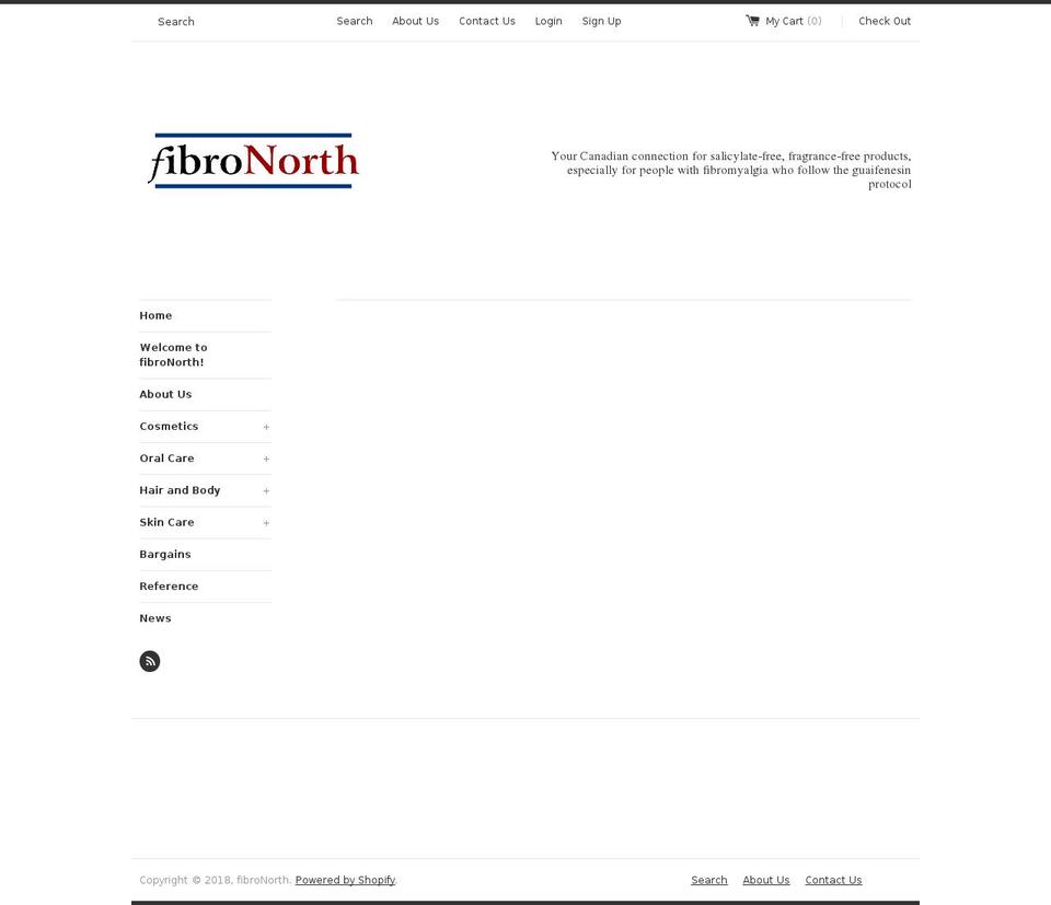 fibronorth.com — Shopify storefront screenshot