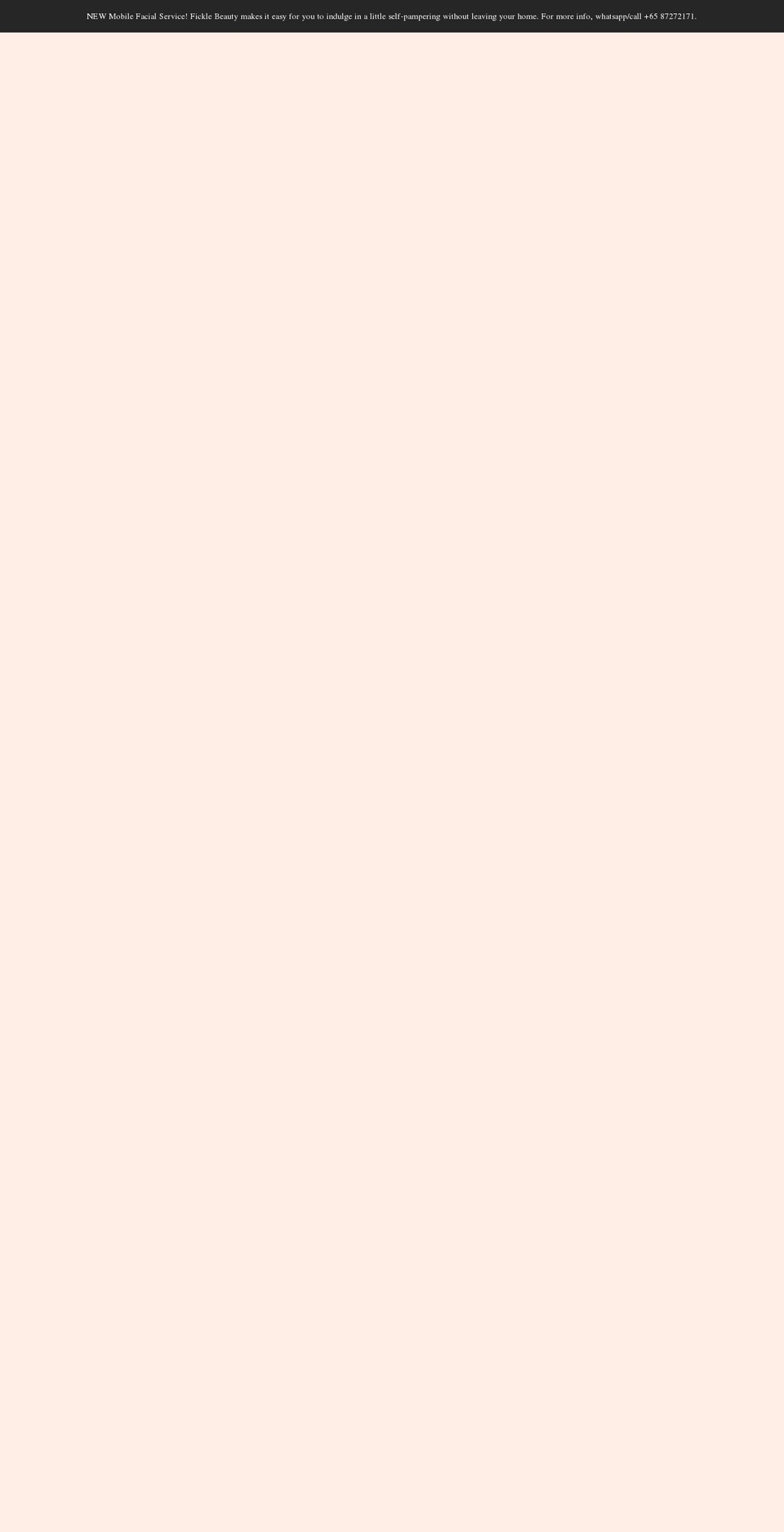 ficklebeauty.com — Shopify storefront screenshot