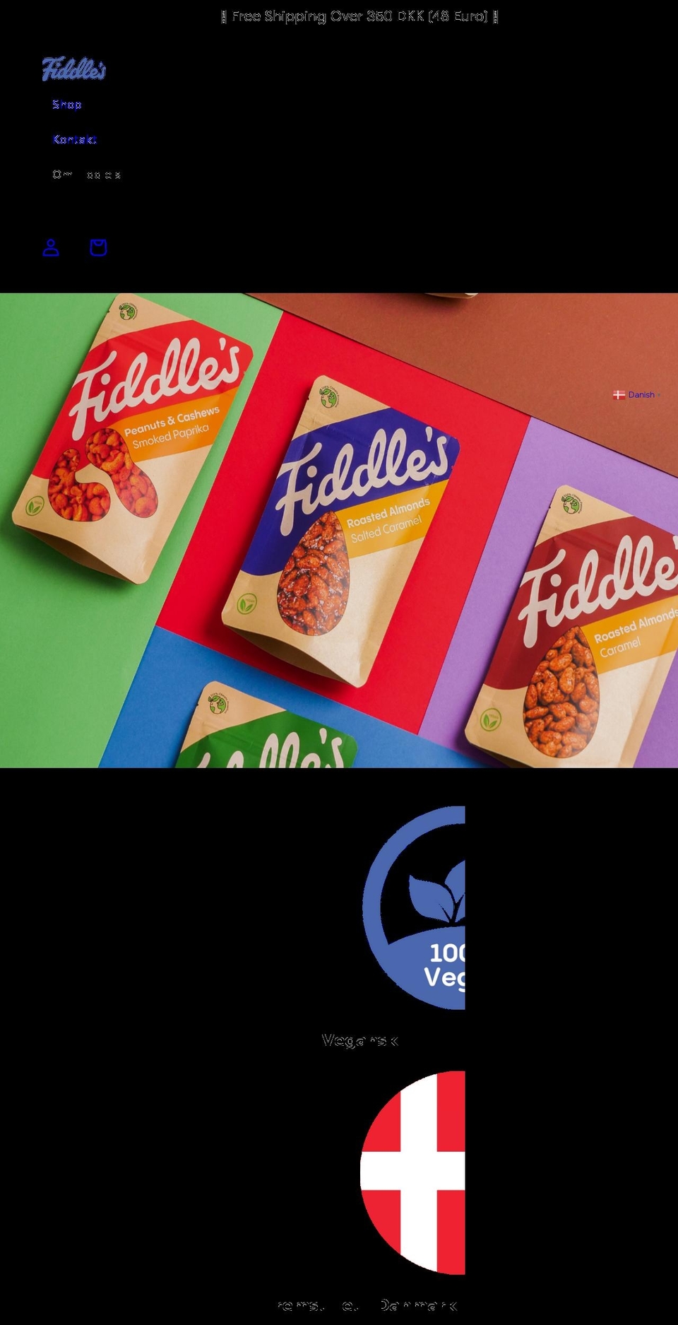 fiddles.dk shopify website screenshot