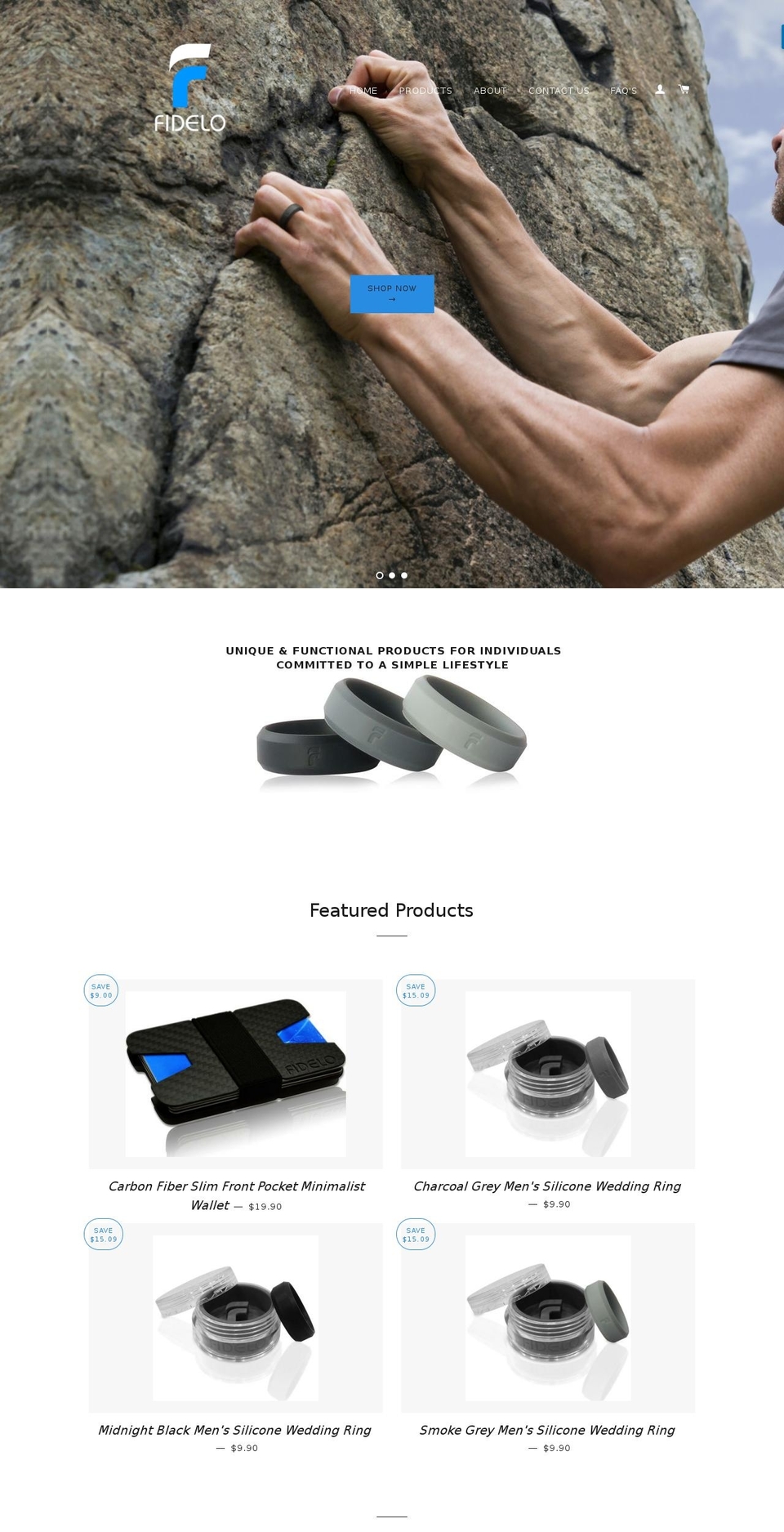 fidelodesigns.com shopify website screenshot