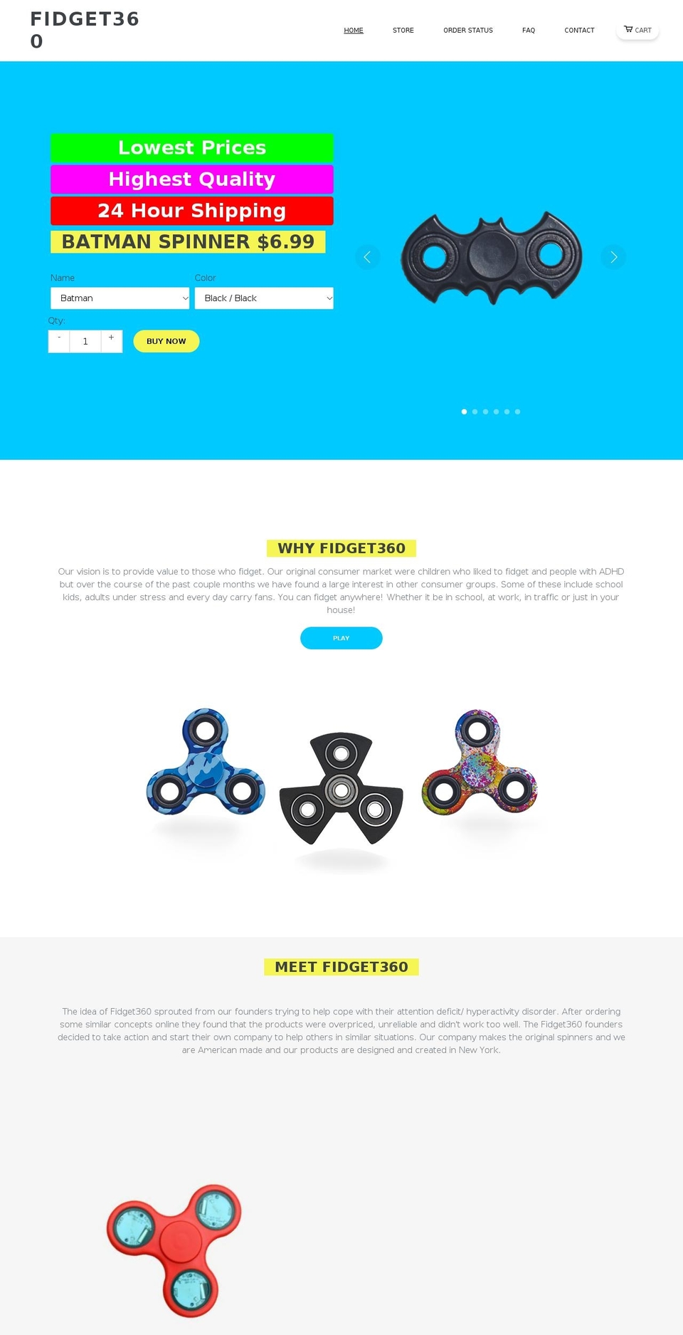 GWB Theme (11-may-2017) Shopify theme site example fidget360.net