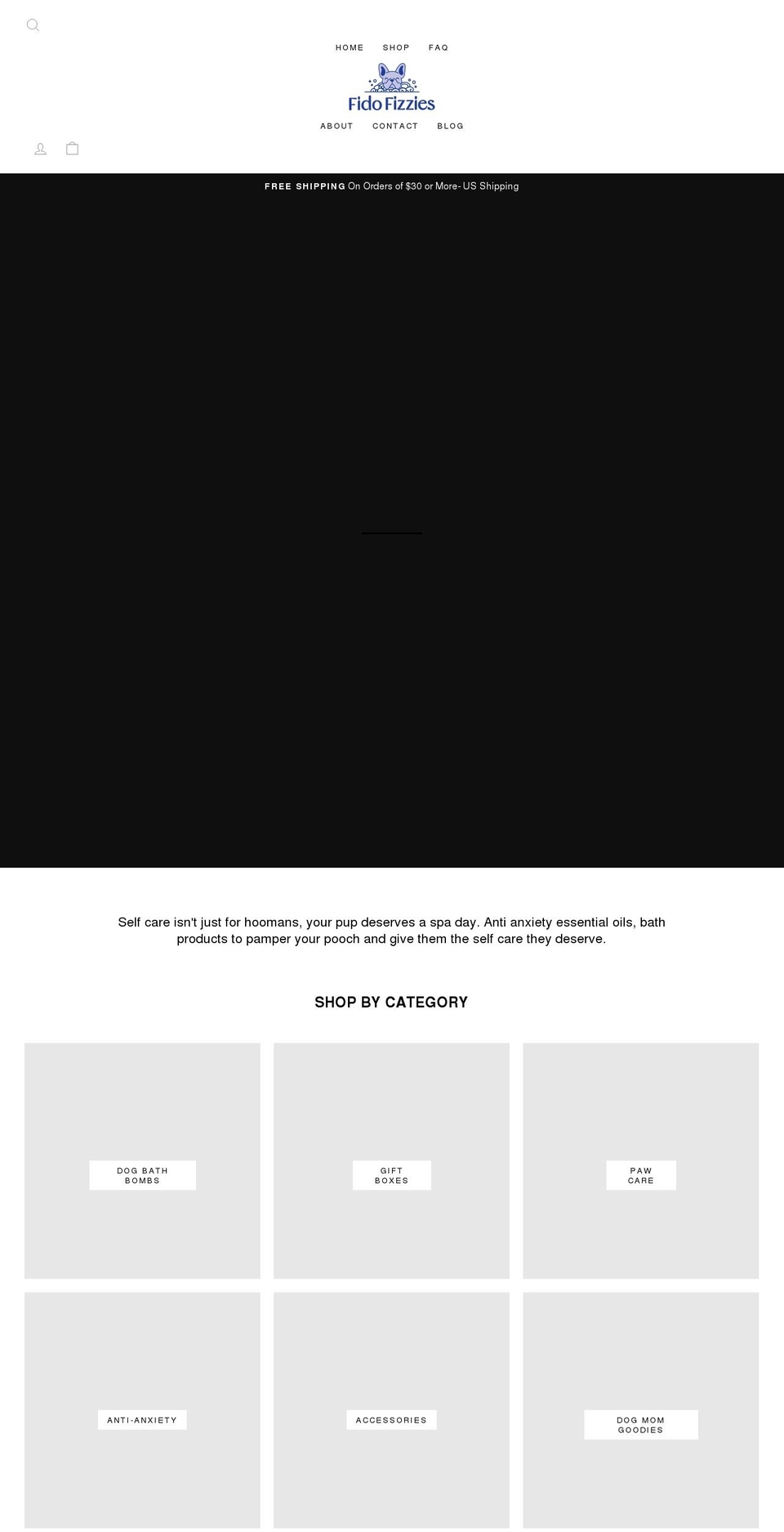 fidofizzies.com — Shopify storefront screenshot