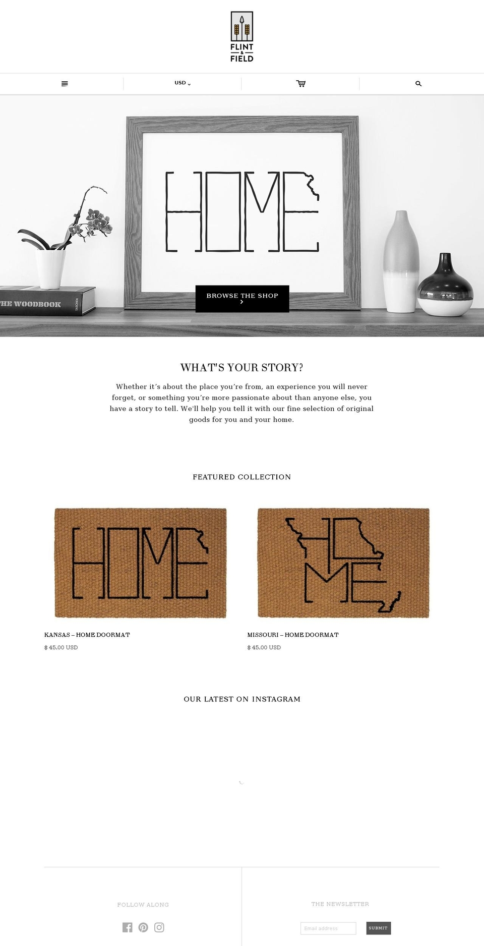 fieldandflint.com shopify website screenshot