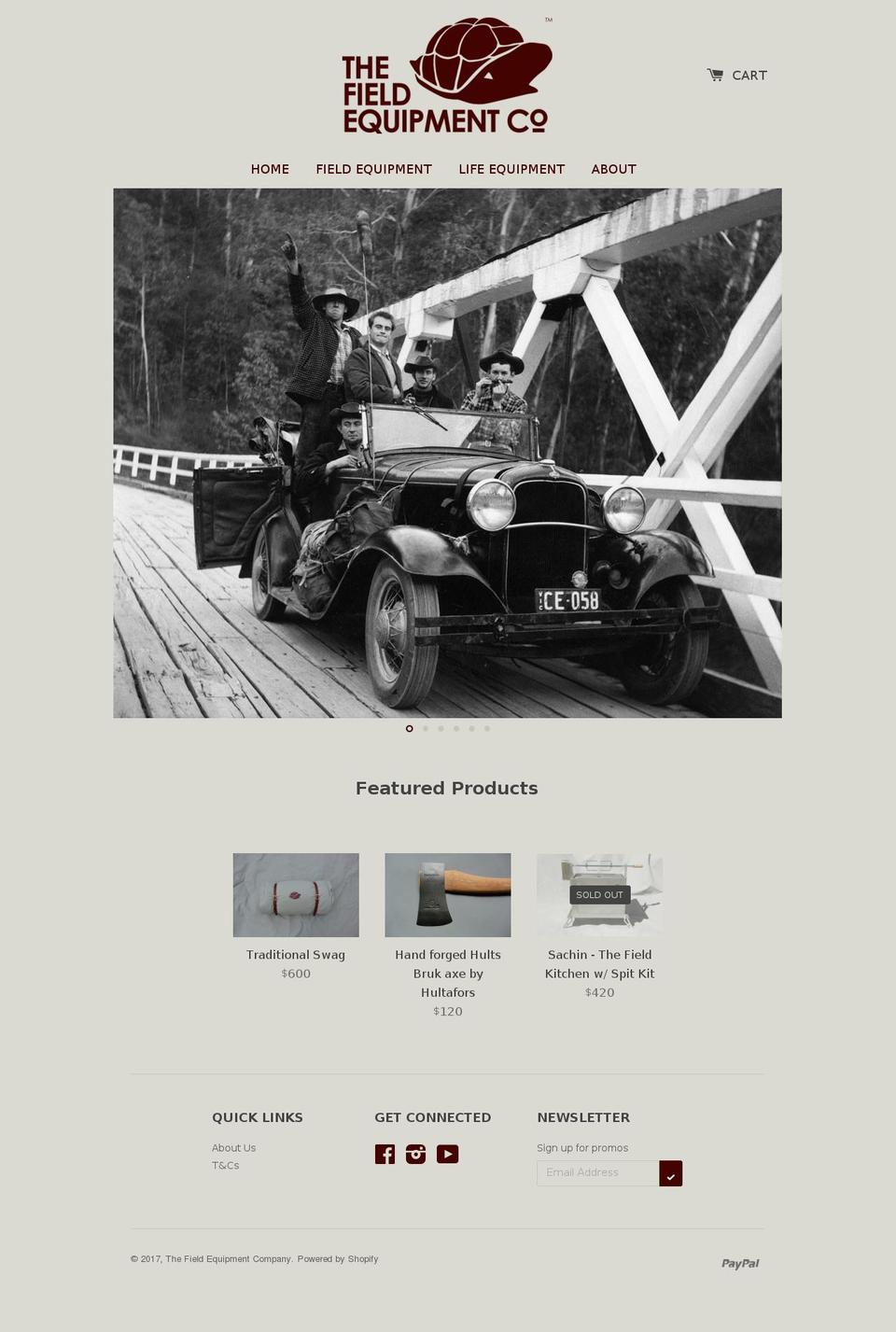 fieldequipco.com shopify website screenshot