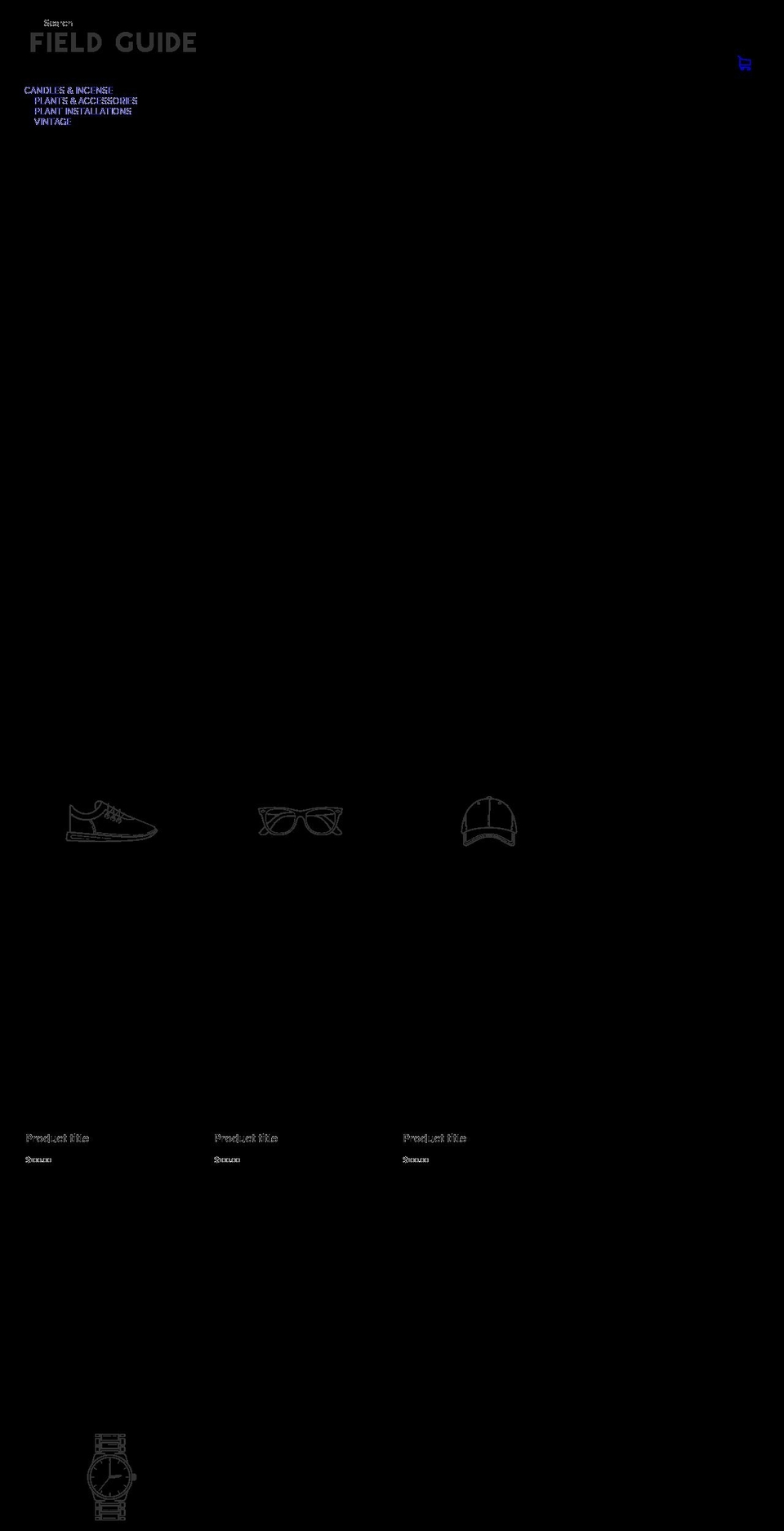 fieldguideshop.com shopify website screenshot