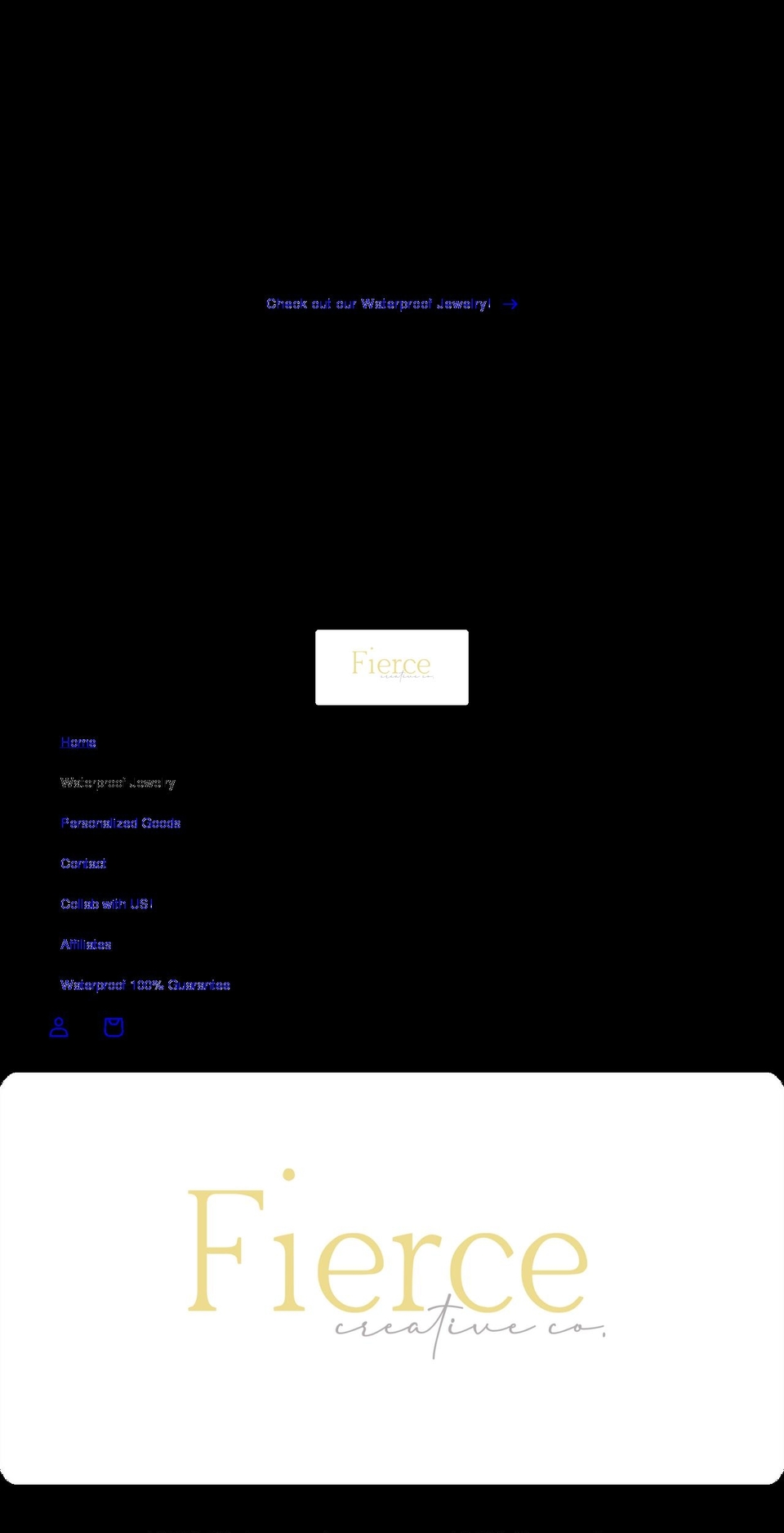 fiercecreativeco.com — Shopify storefront screenshot