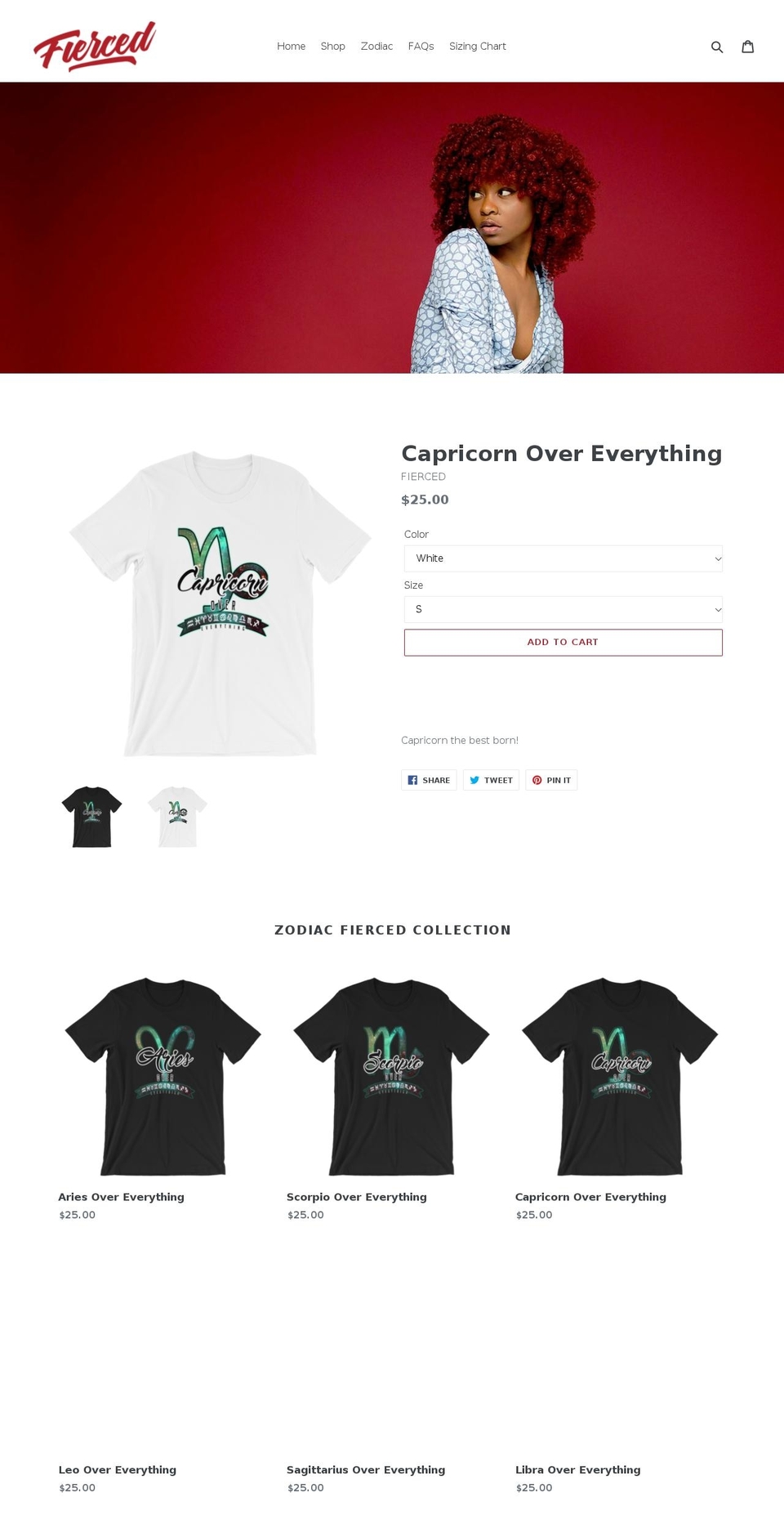 fierced.com — Shopify storefront screenshot
