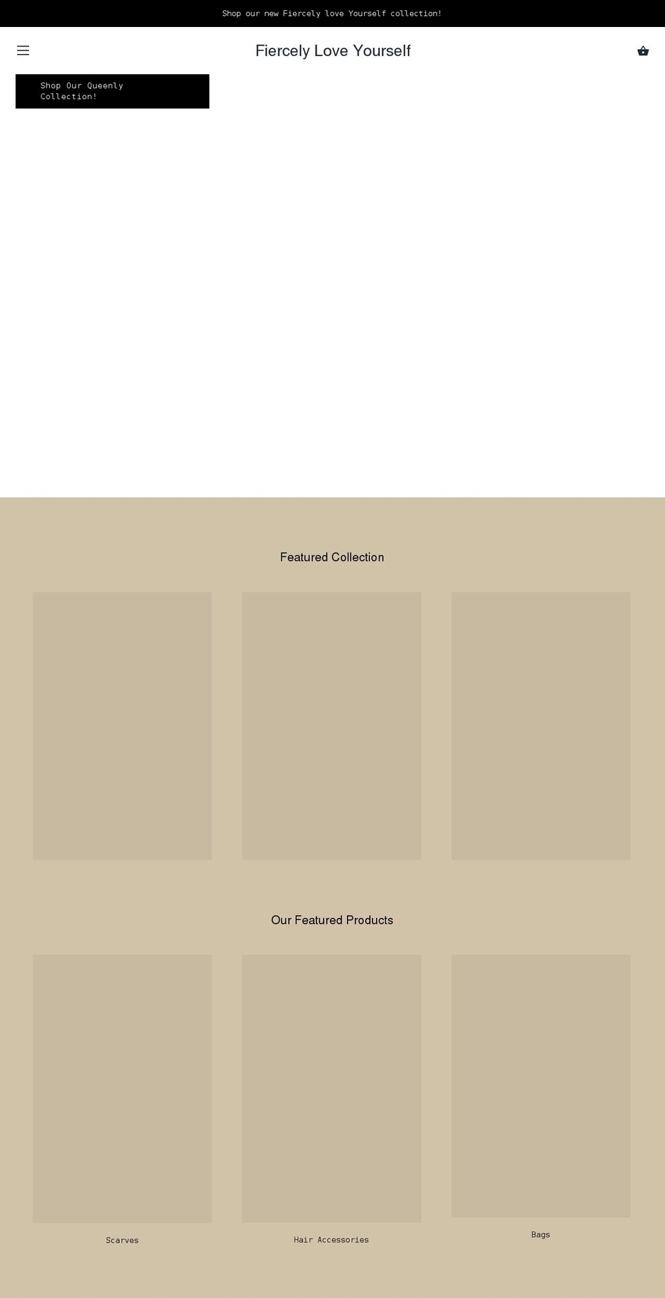 fiercelyloveyou.com shopify website screenshot