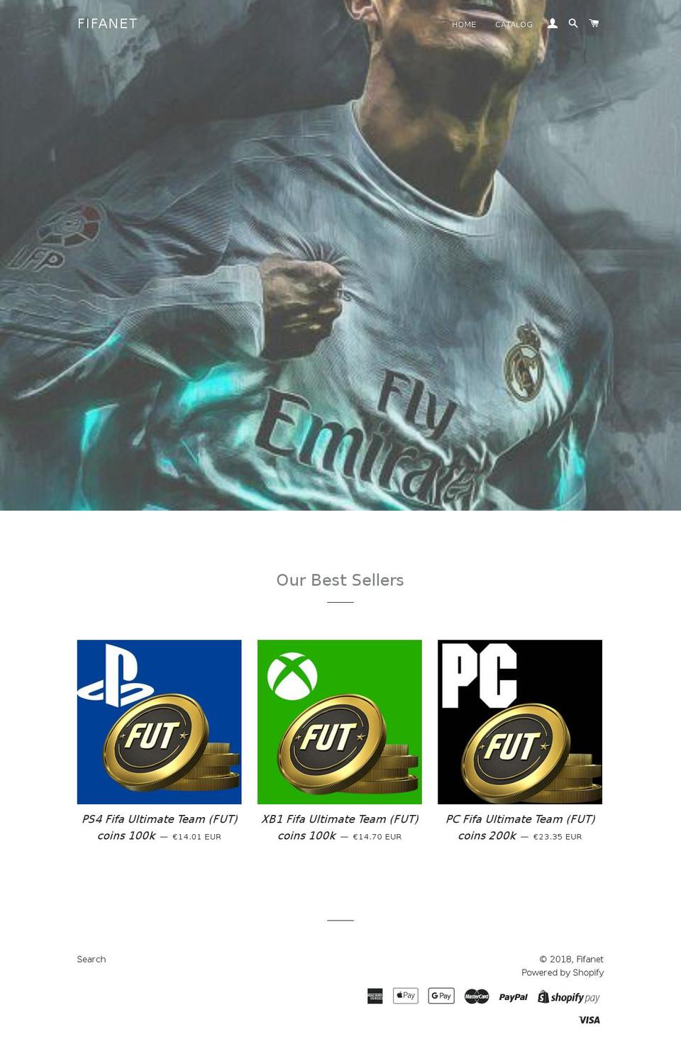 fifanet.net shopify website screenshot
