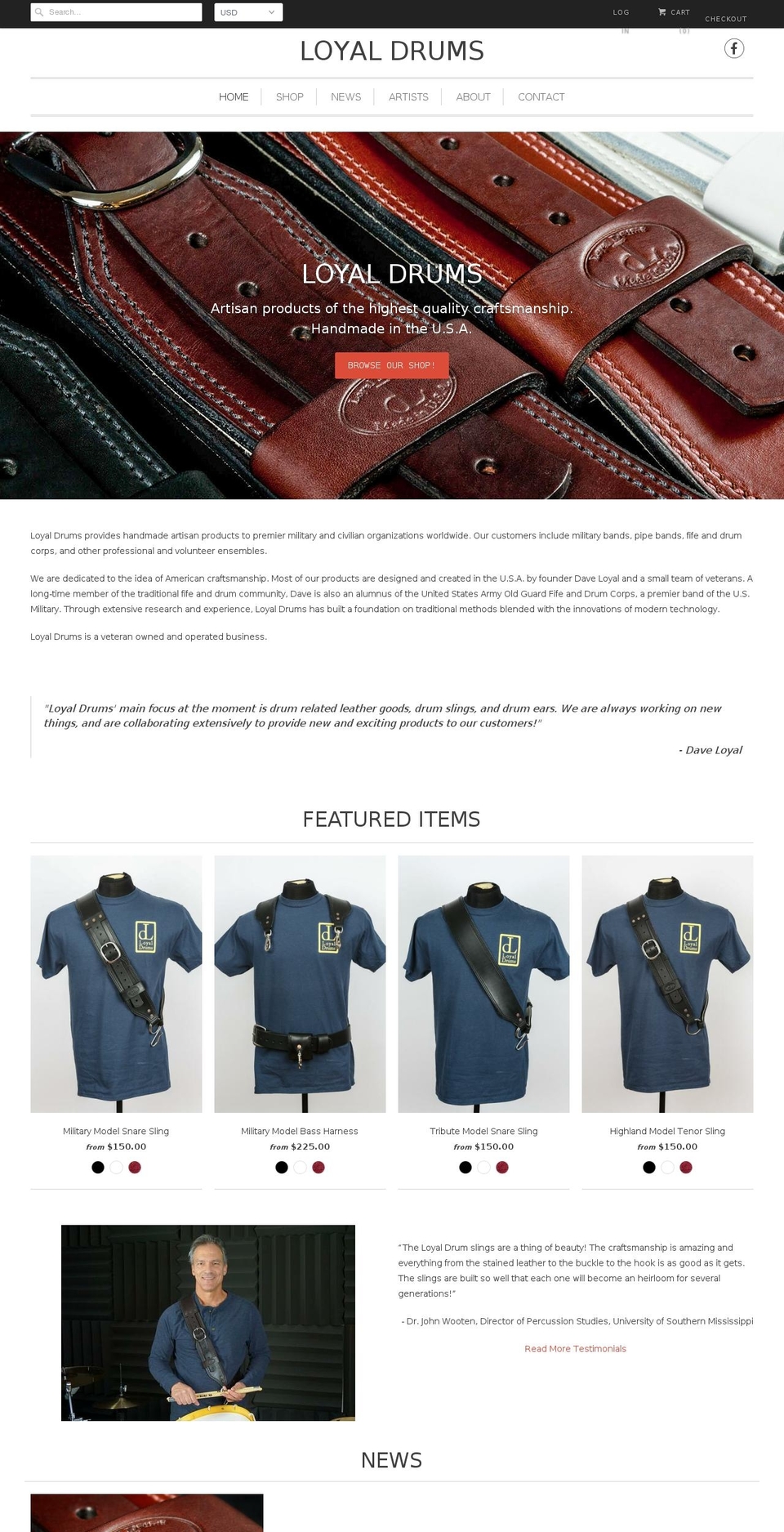 fifeanddrum.co shopify website screenshot