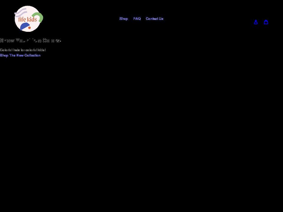 fifekids.com shopify website screenshot