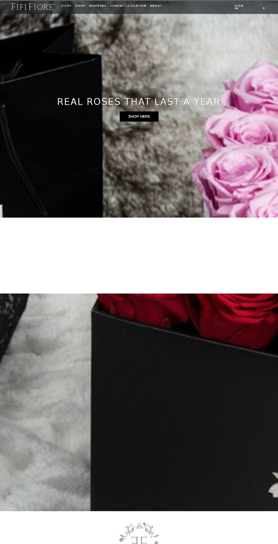 fififiore.com — Shopify storefront screenshot