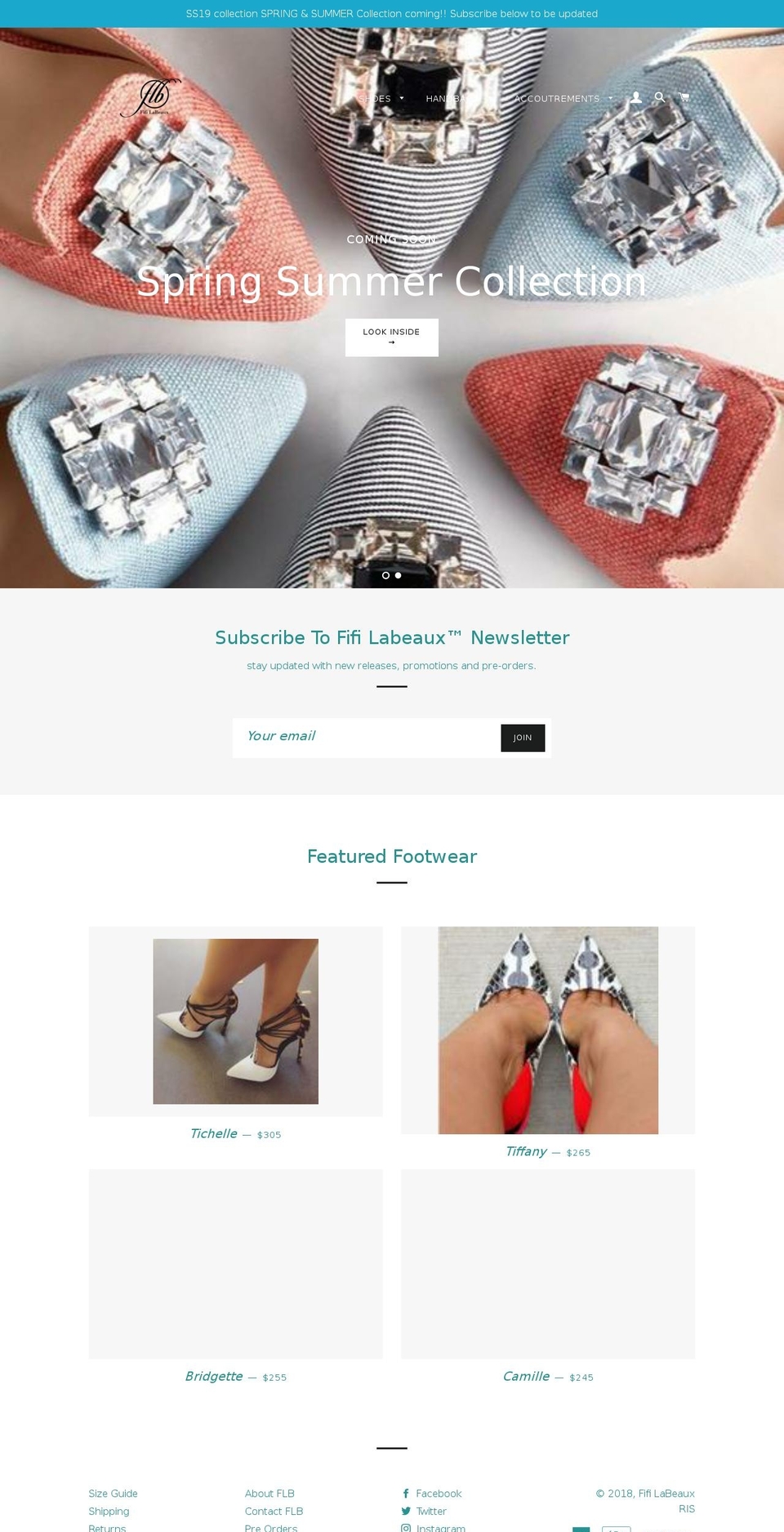 fifilabeaux.com shopify website screenshot