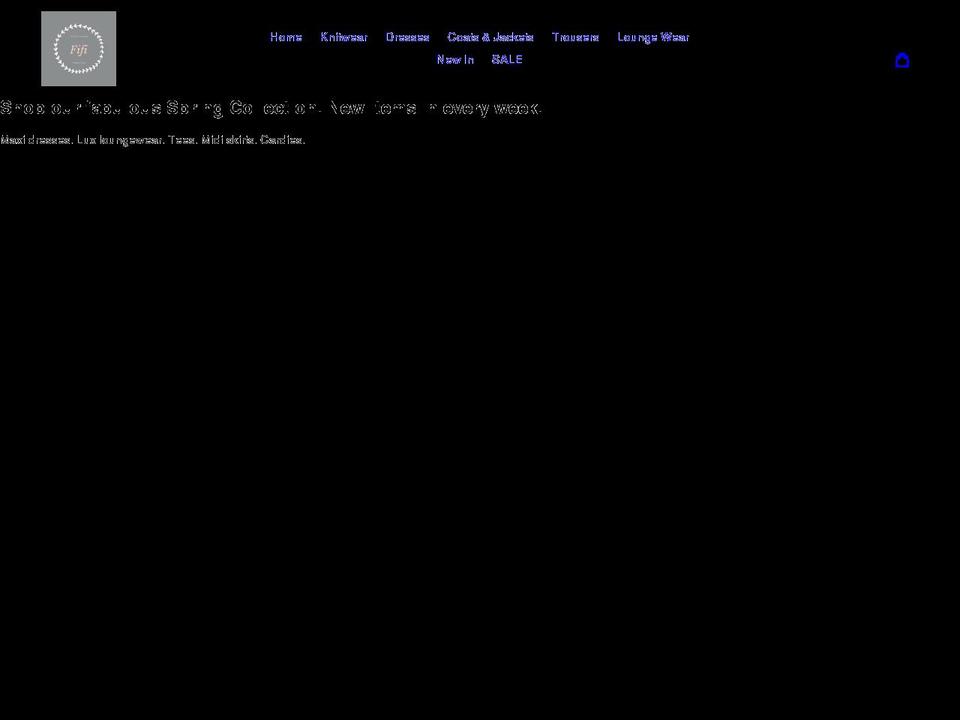 fifilymington.com shopify website screenshot