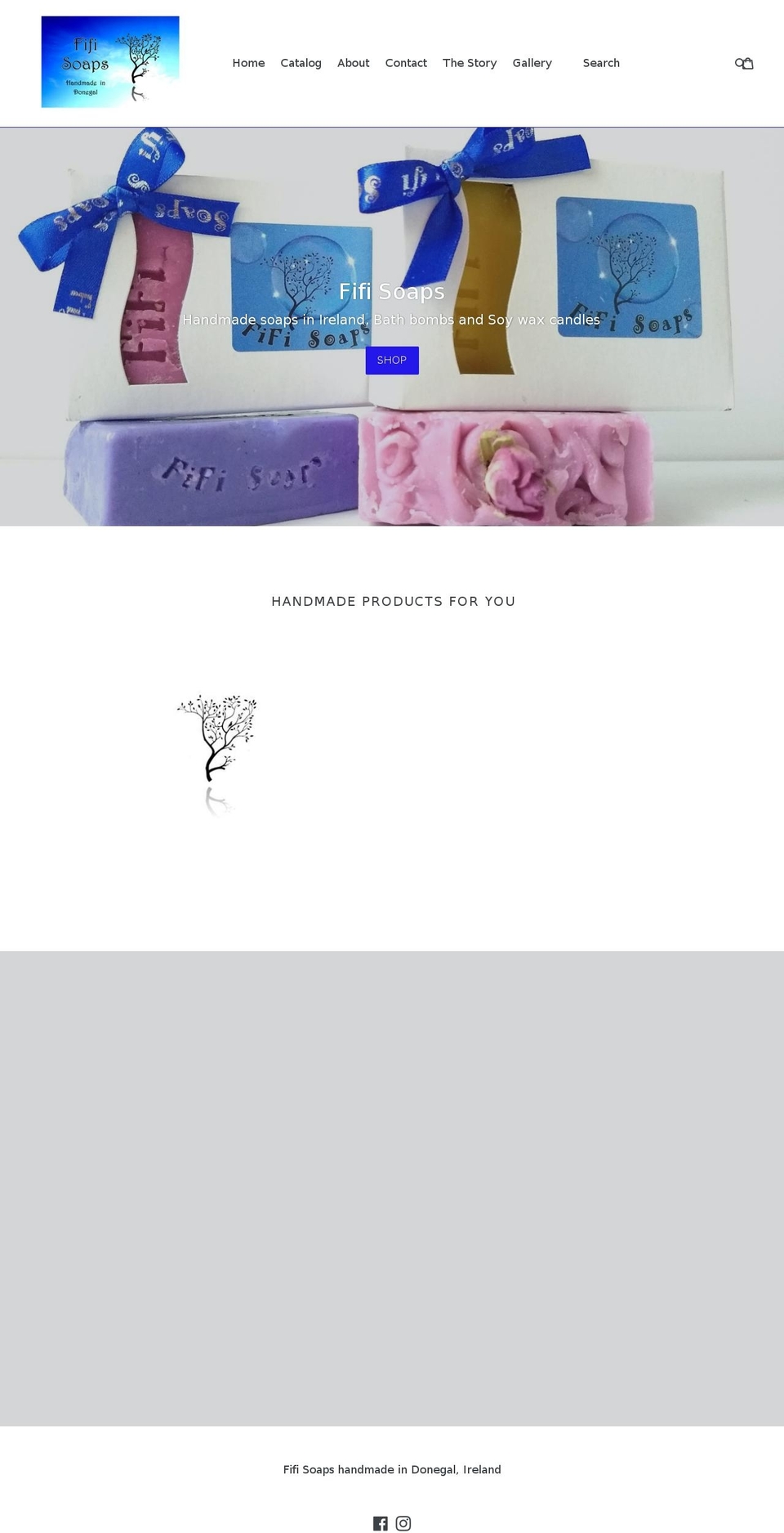 fifisoaps.com — Shopify storefront screenshot