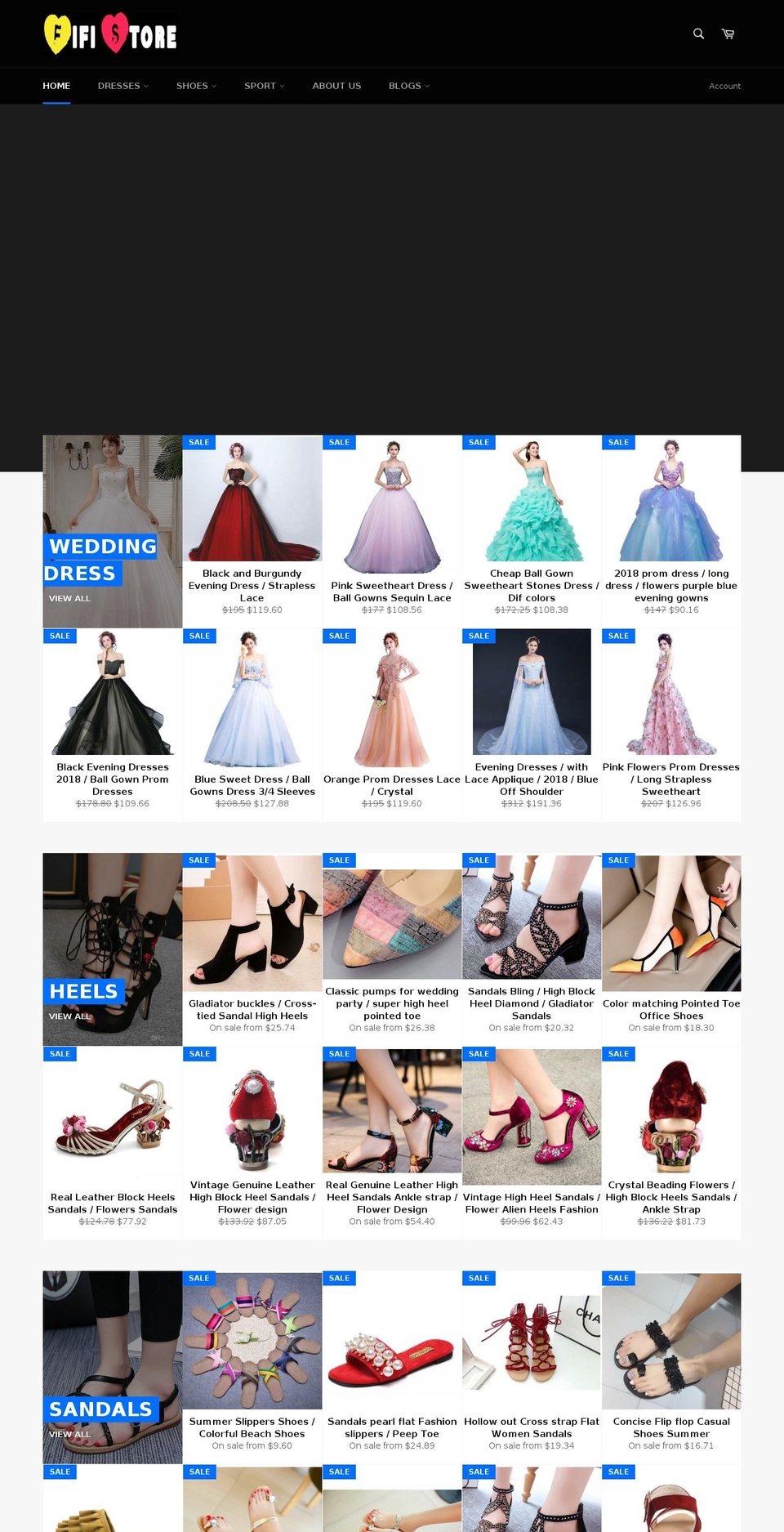 fifistore.com — Shopify storefront screenshot
