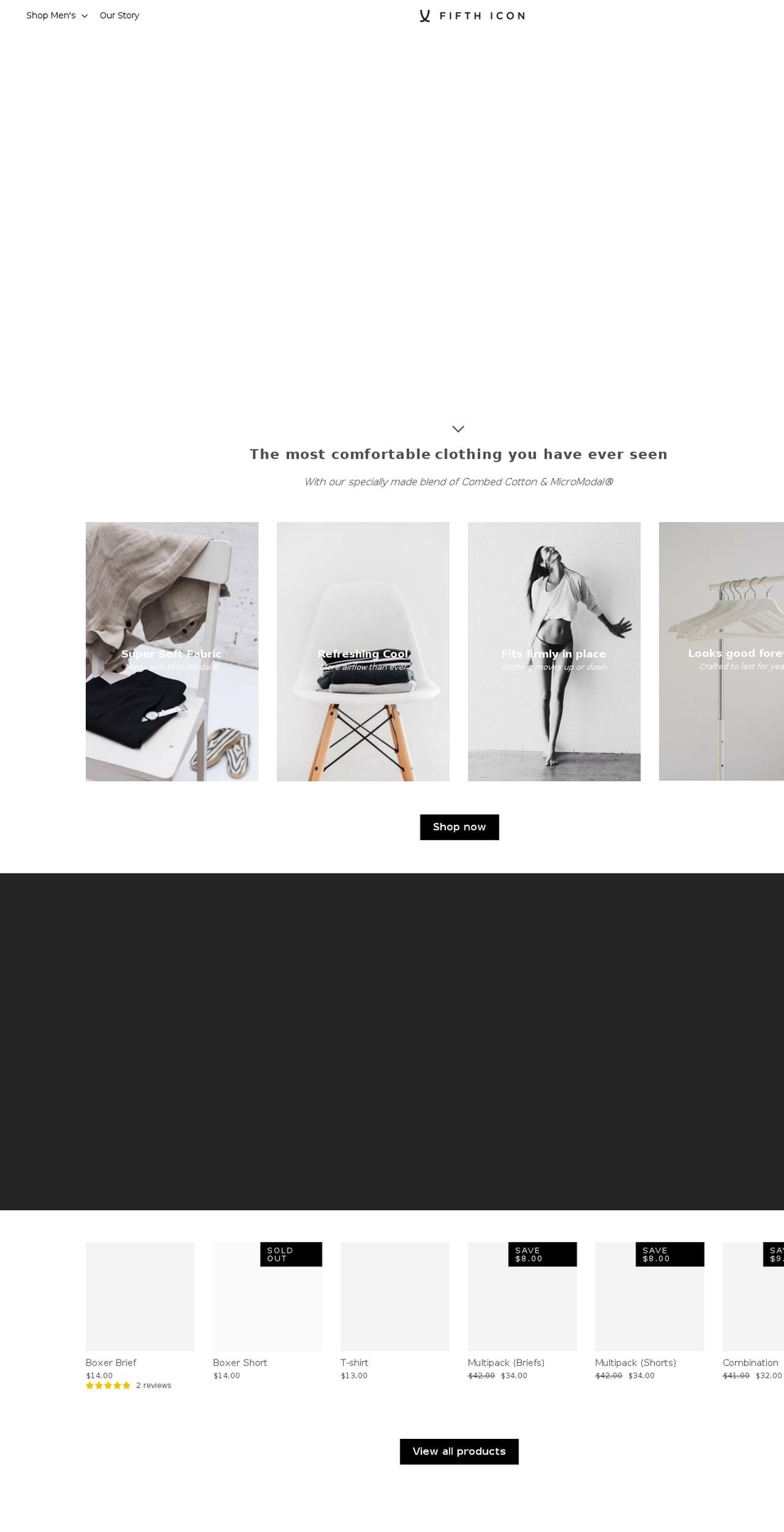 fifthicon.com shopify website screenshot