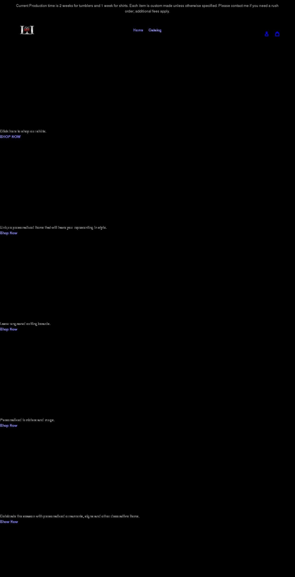 fiftyfiftycustoms.com shopify website screenshot