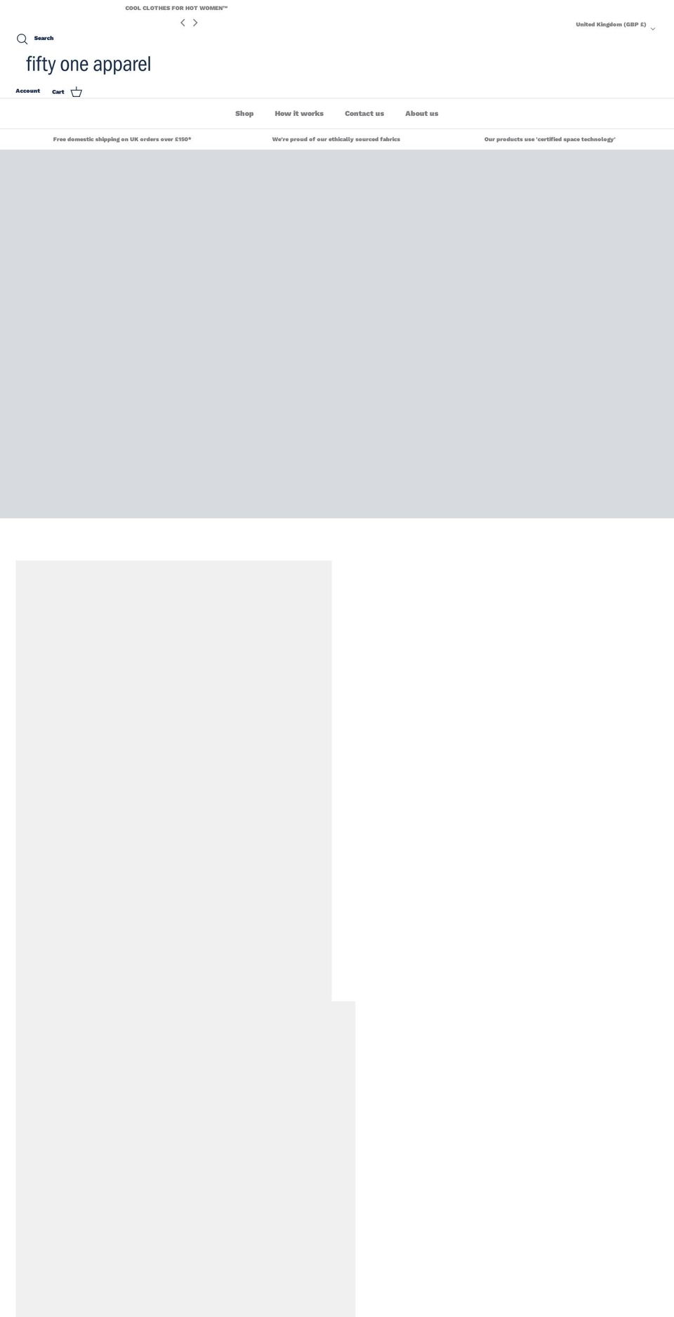 fiftyoneapparel.com — Shopify storefront screenshot
