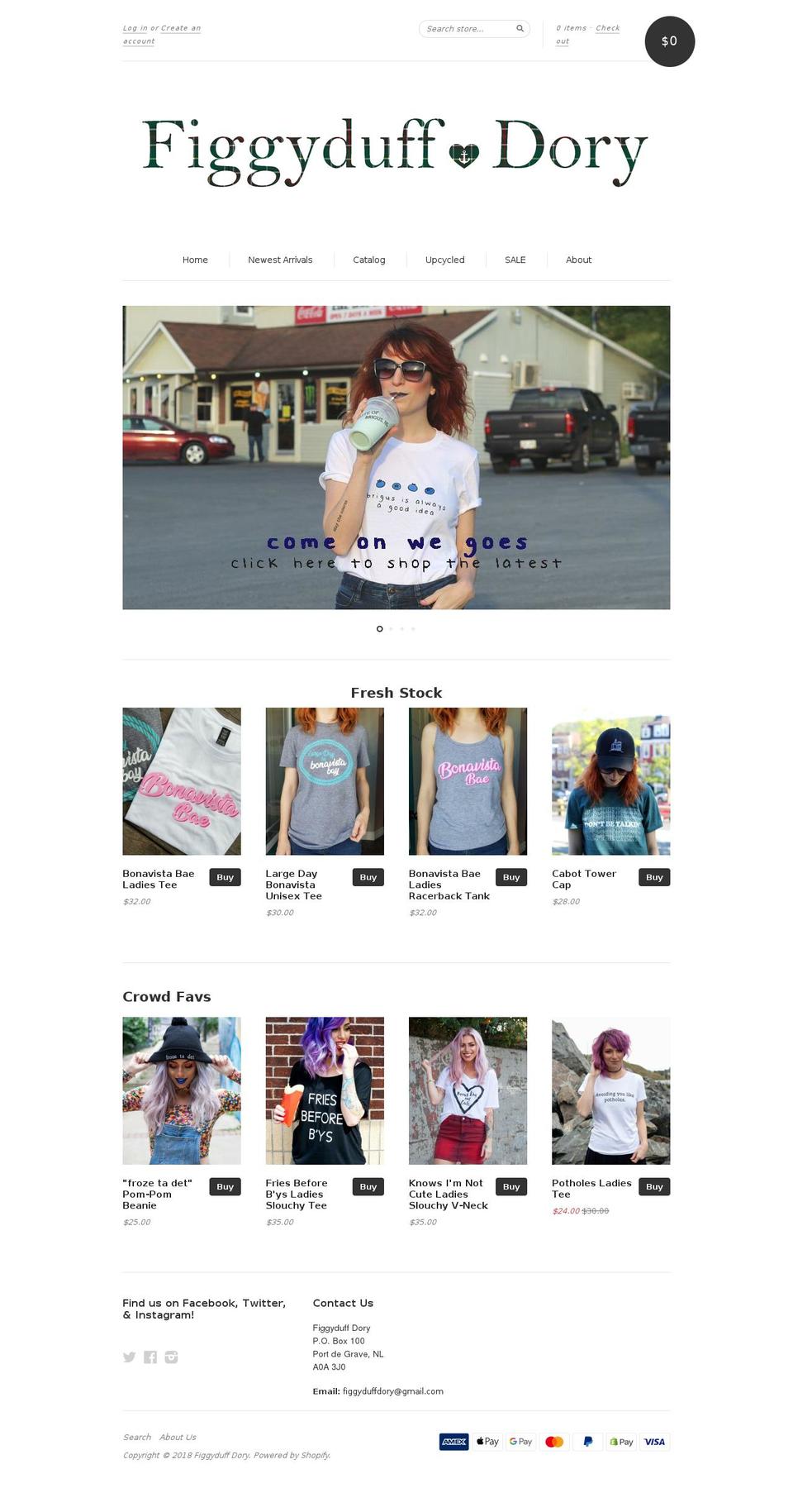 figgyduffdesigns.com — Shopify storefront screenshot