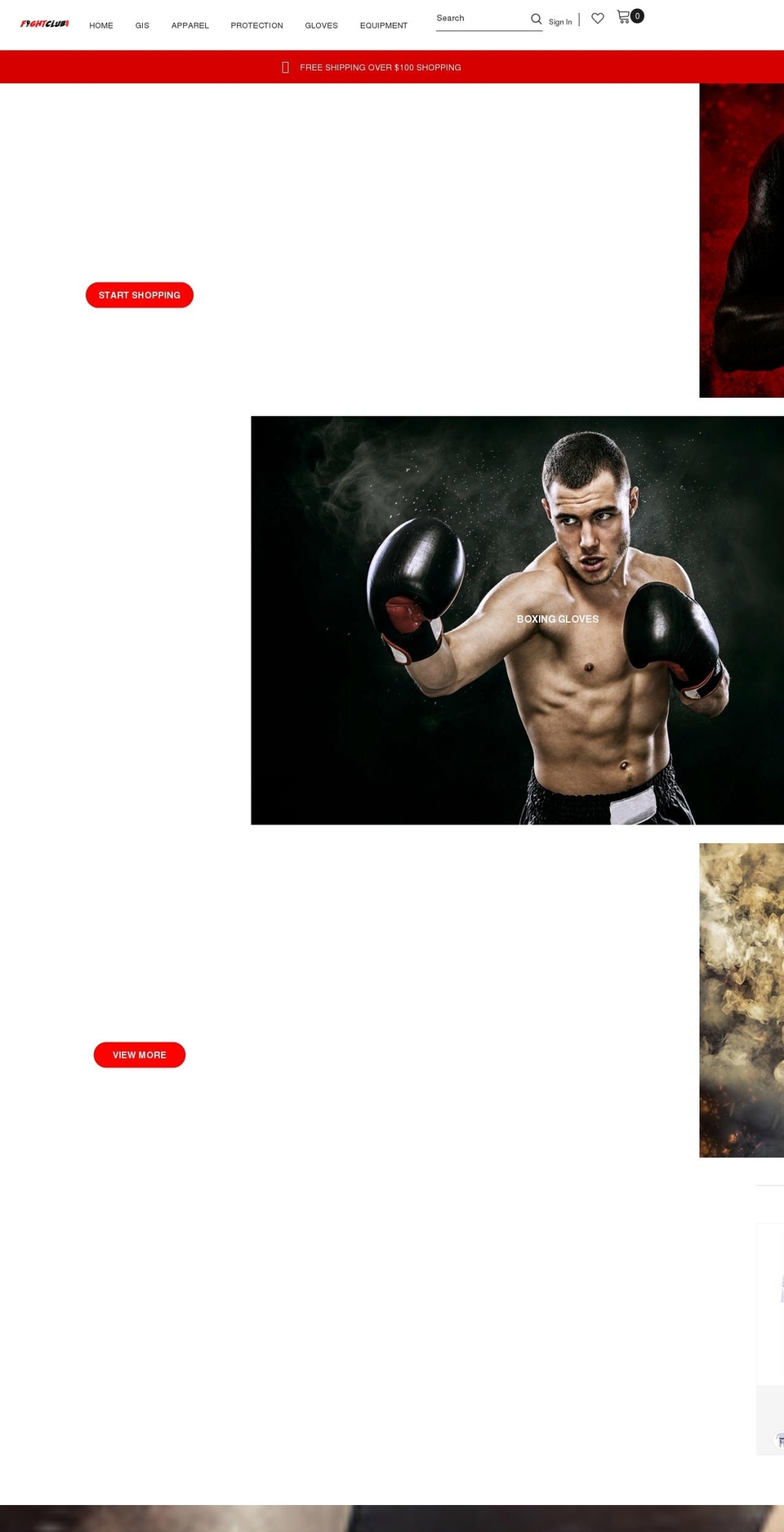 fightclub305.com shopify website screenshot