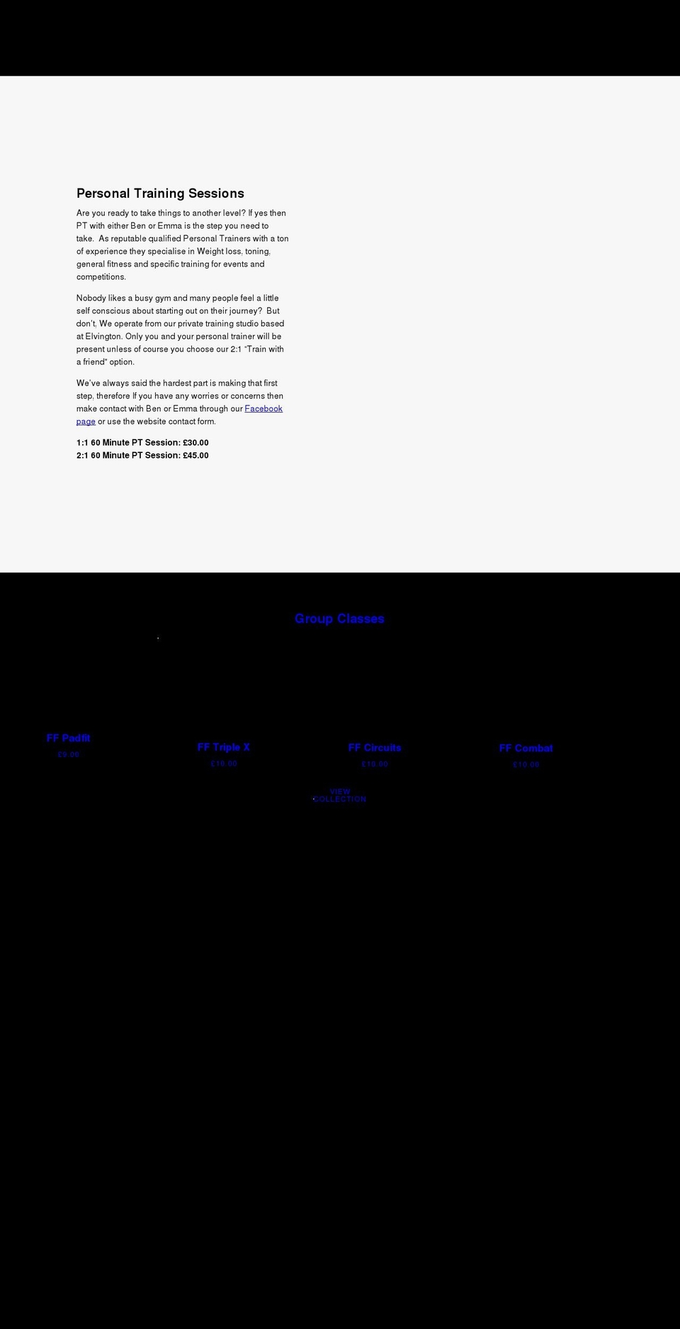 fightfitlive.co.uk shopify website screenshot