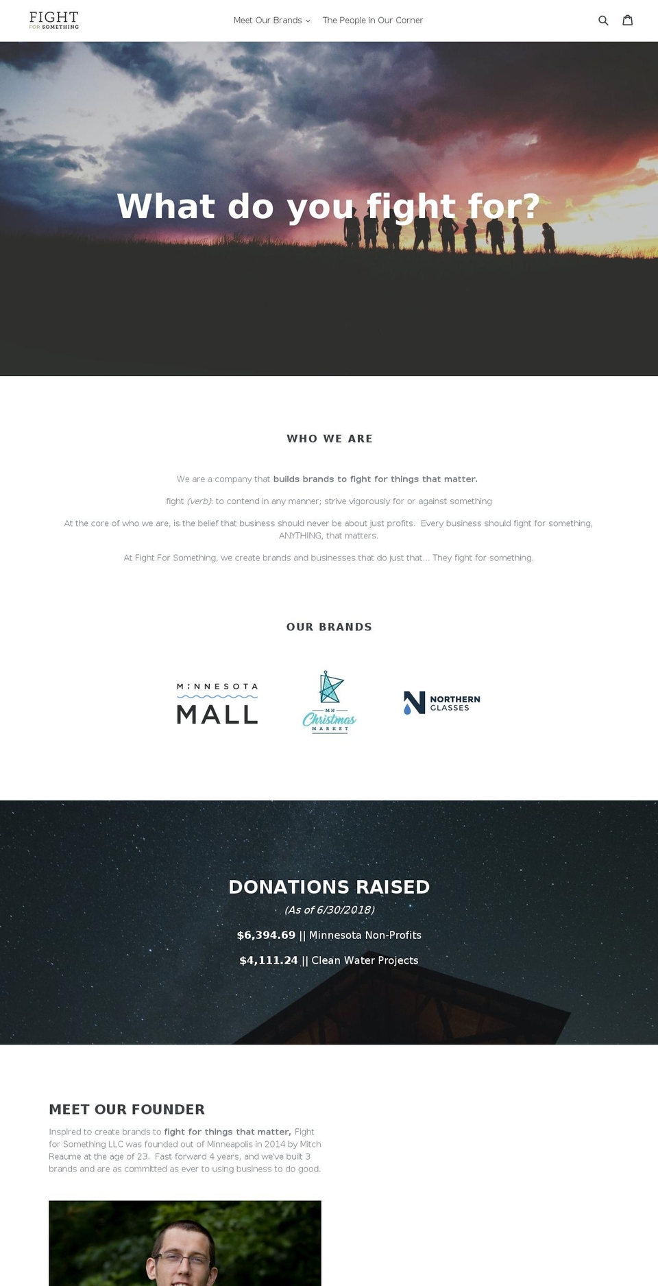 Michelle WIP: 7\/19\/18 Shopify theme site example fightforsomething.com