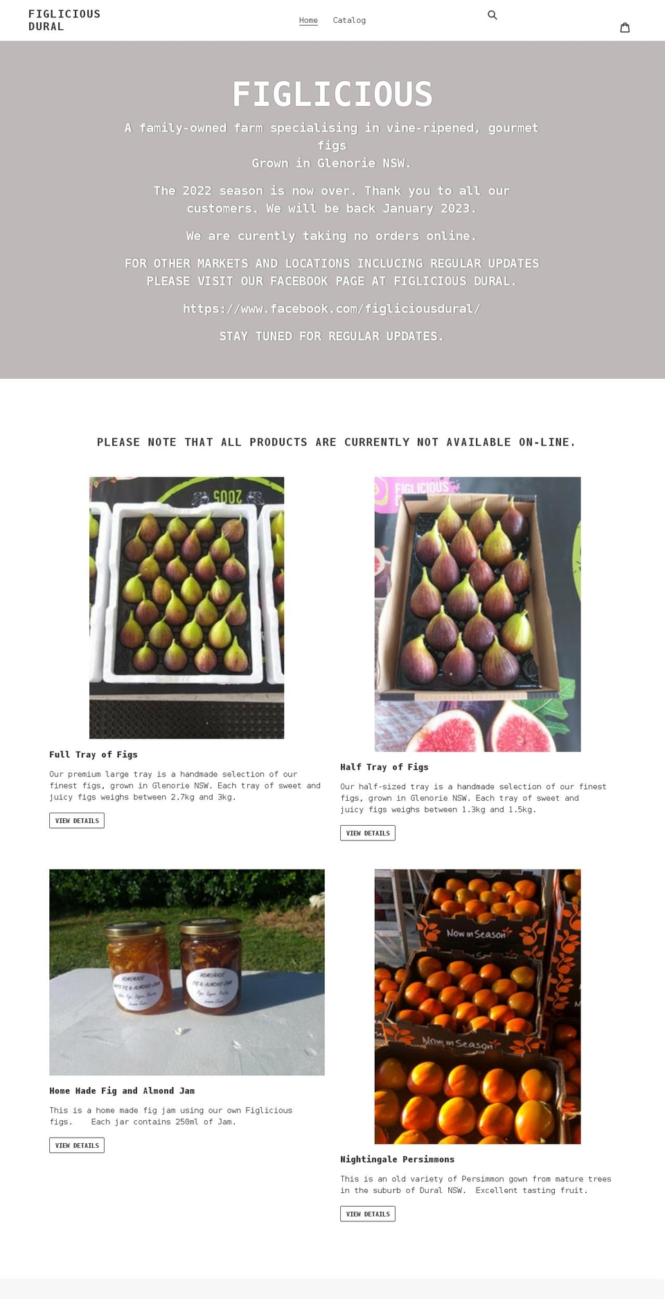 figlicious.com.au shopify website screenshot