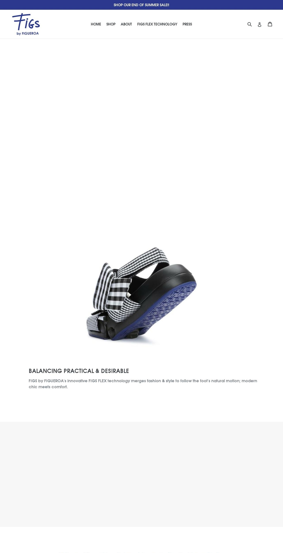 figshoes.com — Shopify storefront screenshot