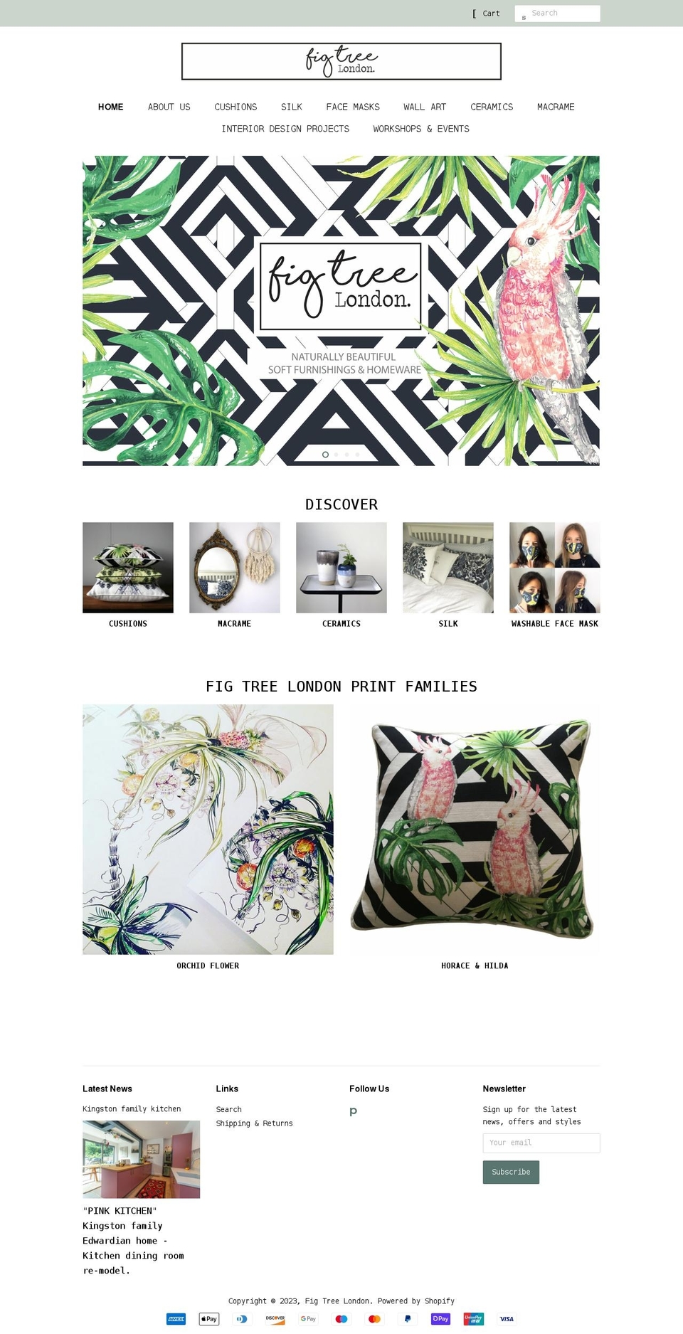 figtreelondon.com shopify website screenshot