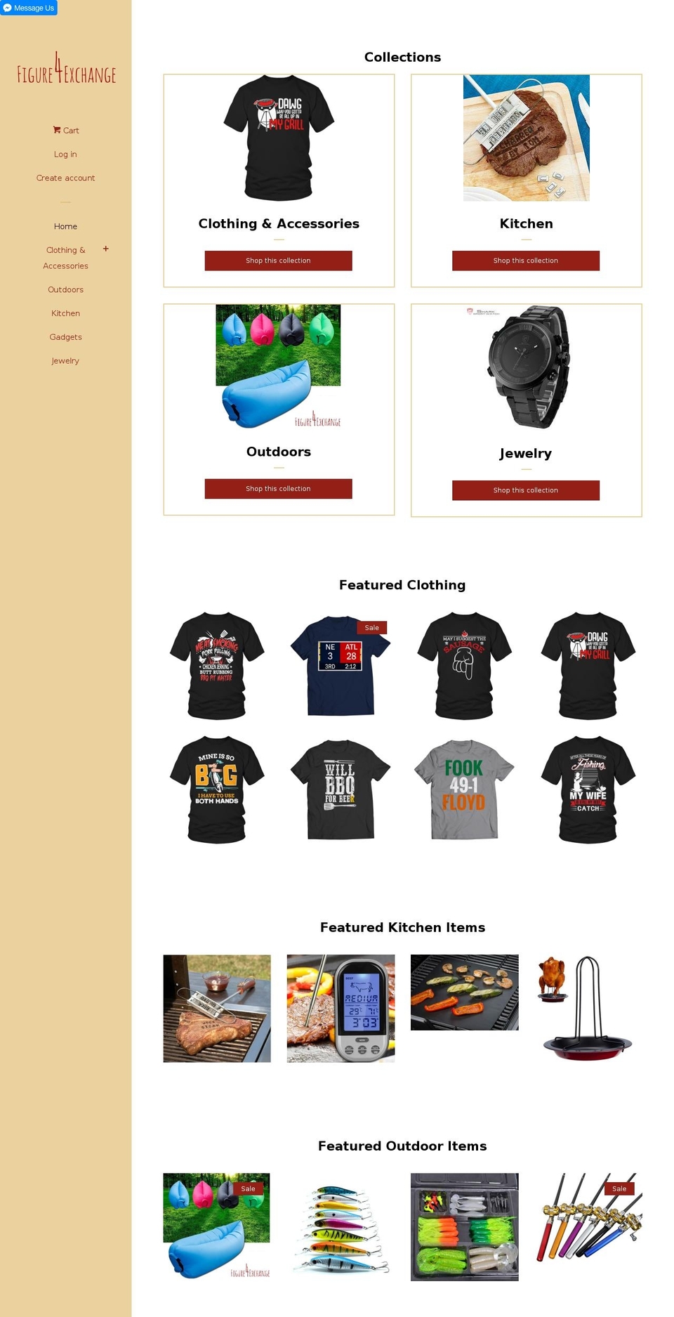 figure4exchange.com — Shopify storefront screenshot