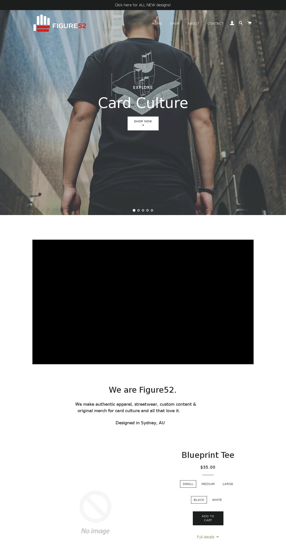 figure52.com shopify website screenshot