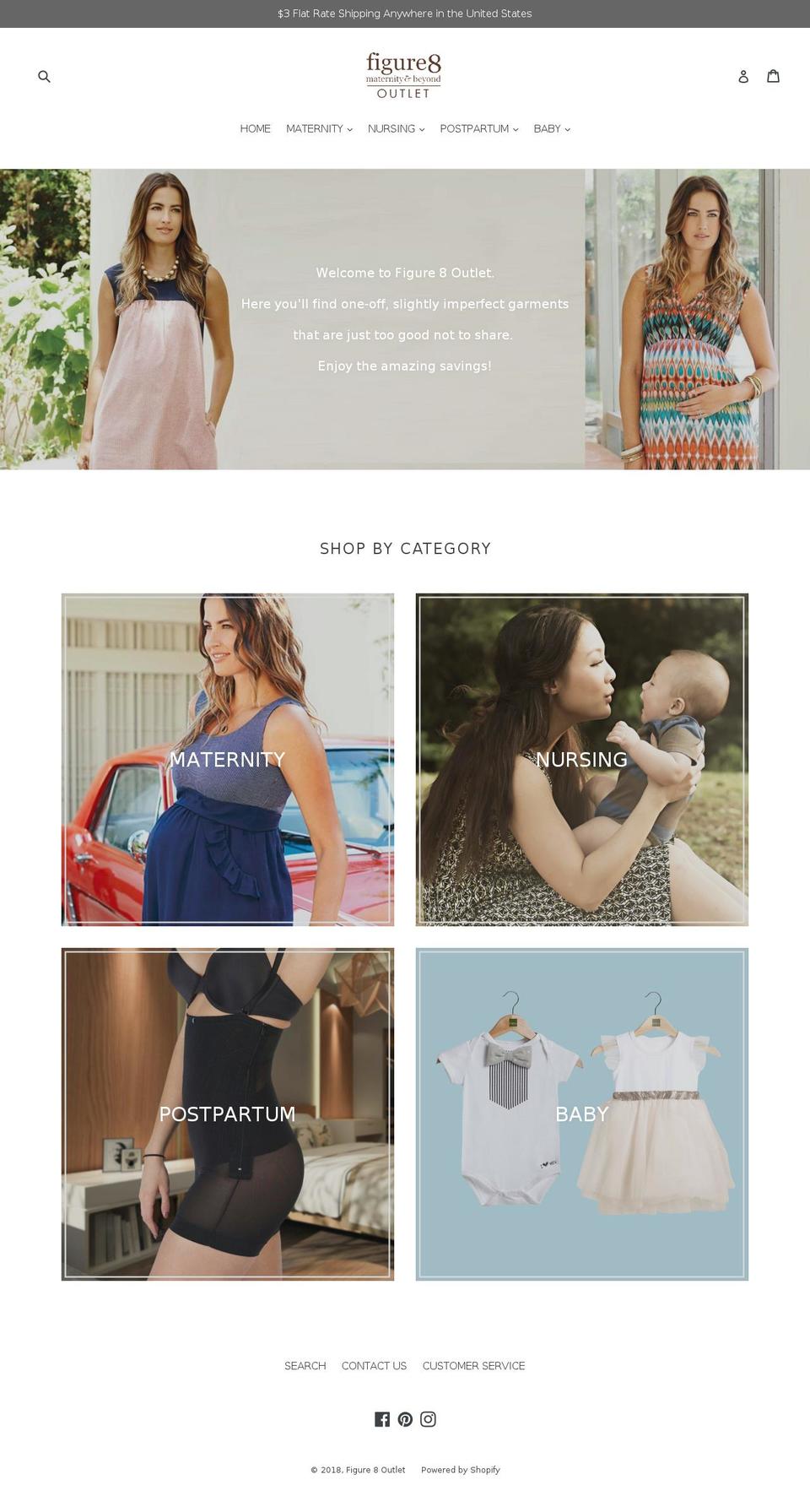 figure8outlet.com shopify website screenshot