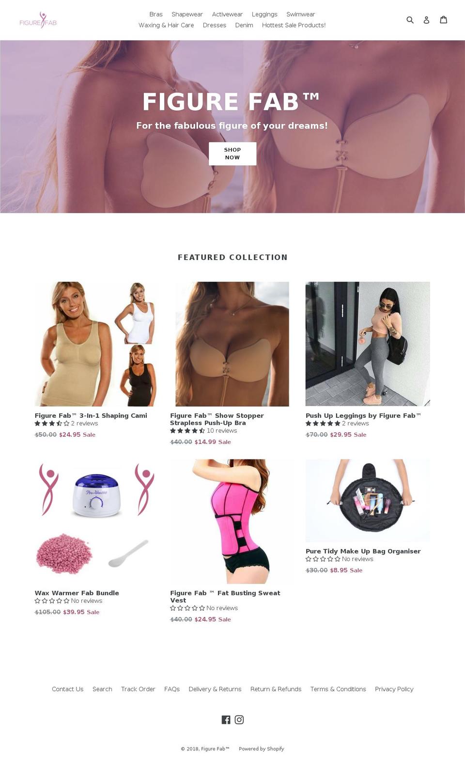 figurefab.com shopify website screenshot