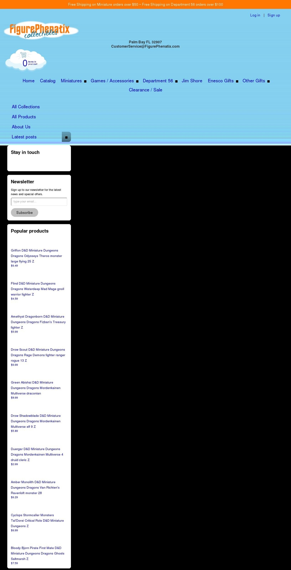figurephenatix.com shopify website screenshot
