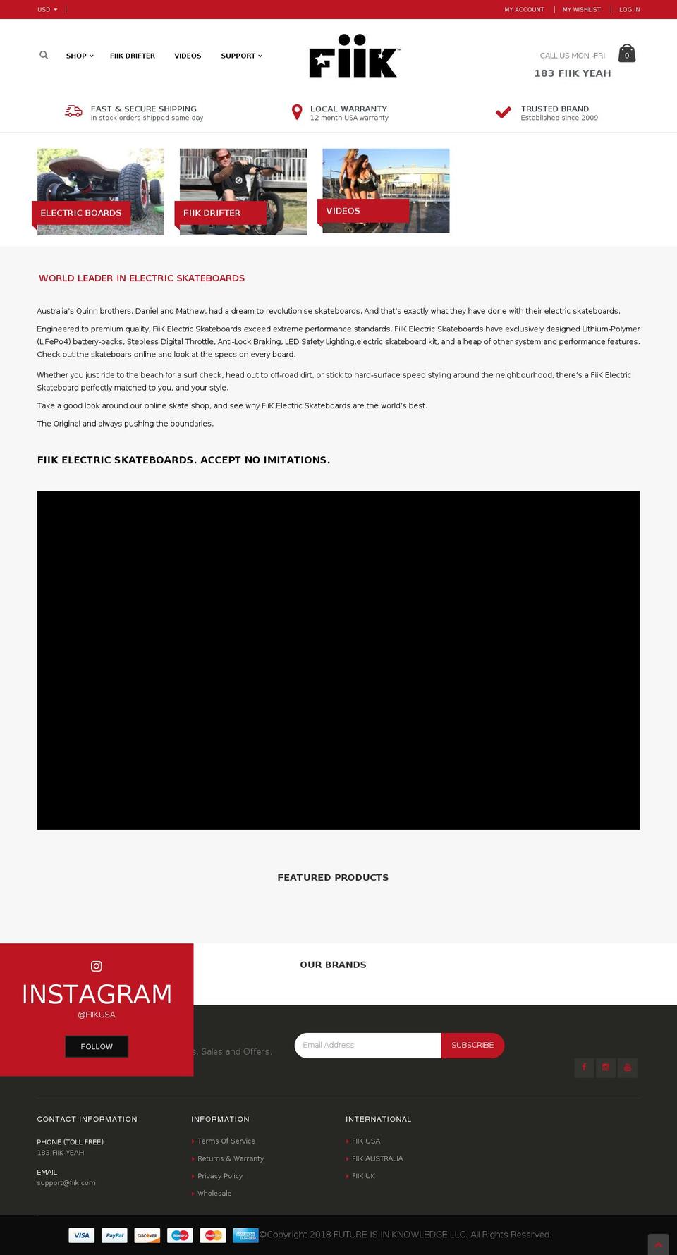 fiikusa.com shopify website screenshot