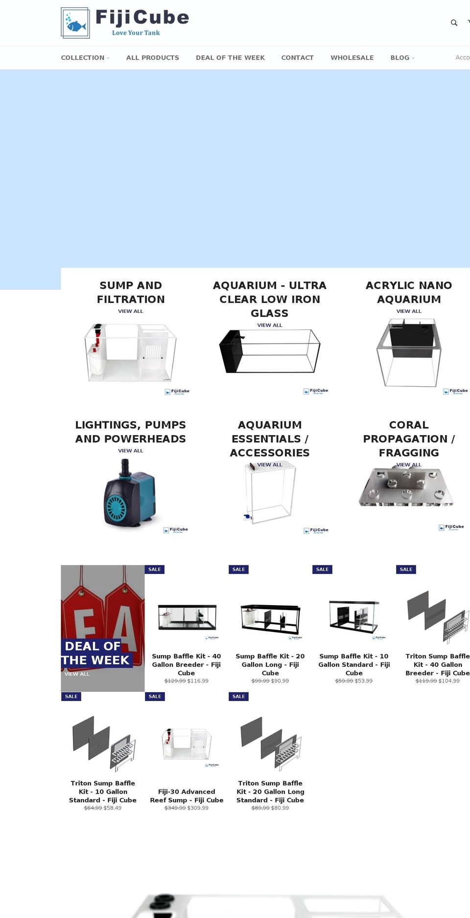 fijicube.com shopify website screenshot