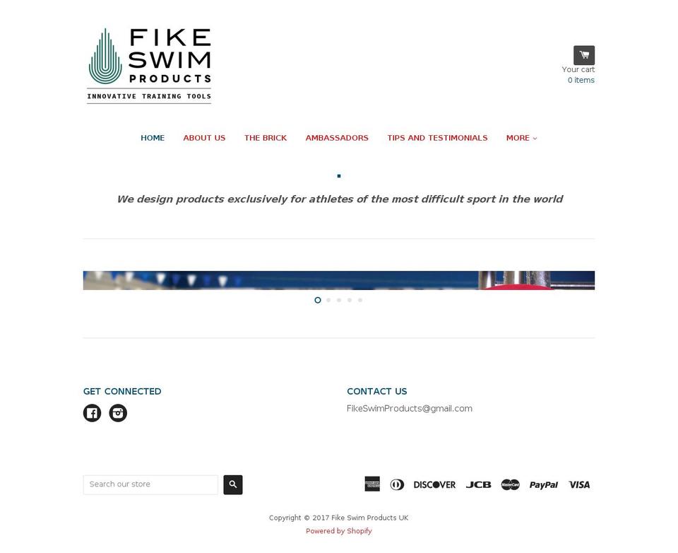 fikeswim.co.uk shopify website screenshot