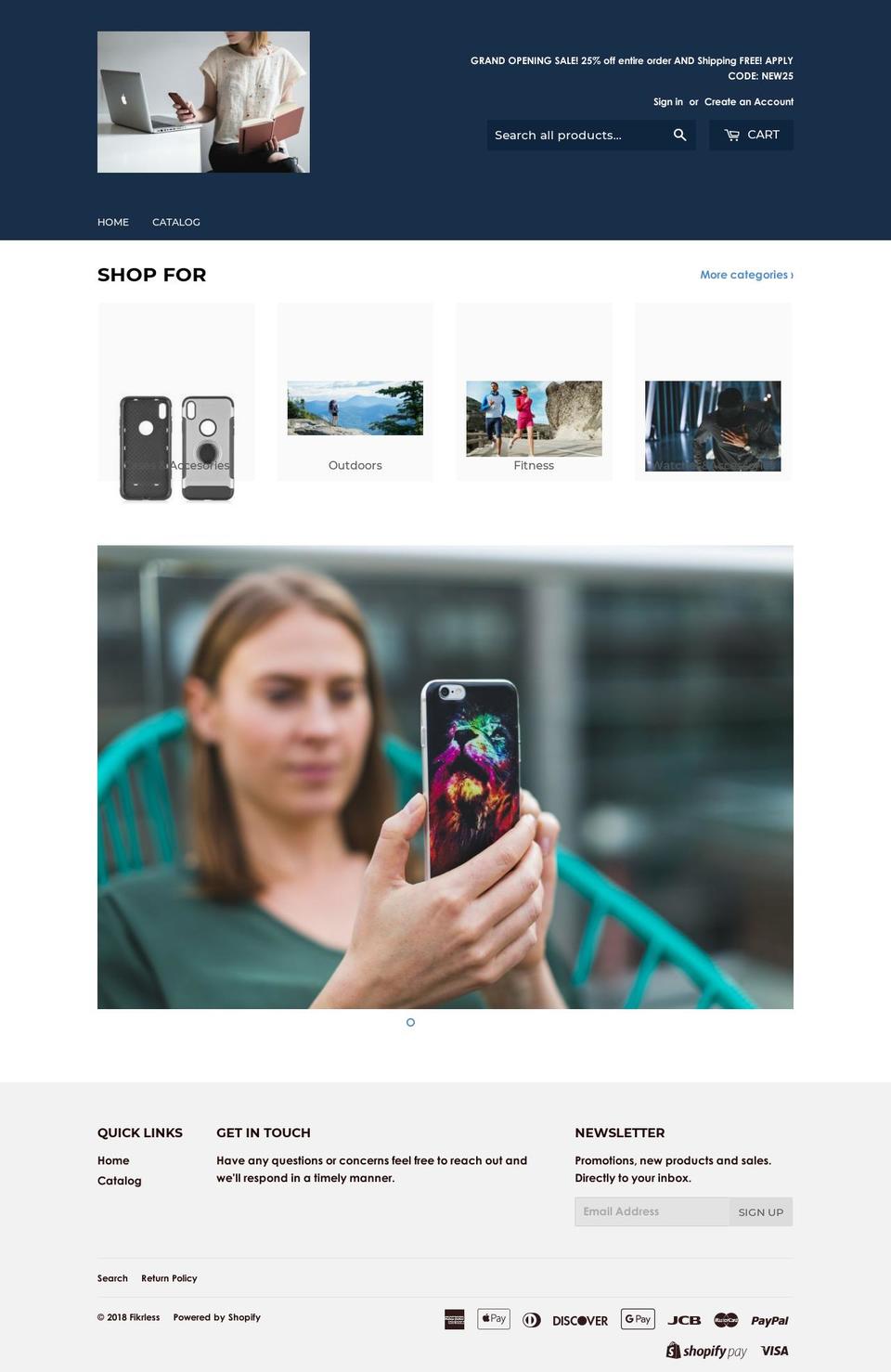 fikrless.com — Shopify storefront screenshot
